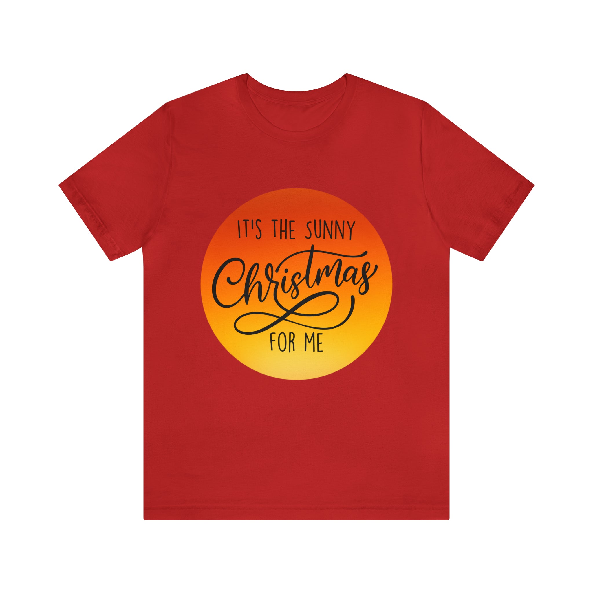 Christmas in July Orange Shirt | Christmas in July Statement T-Shirt