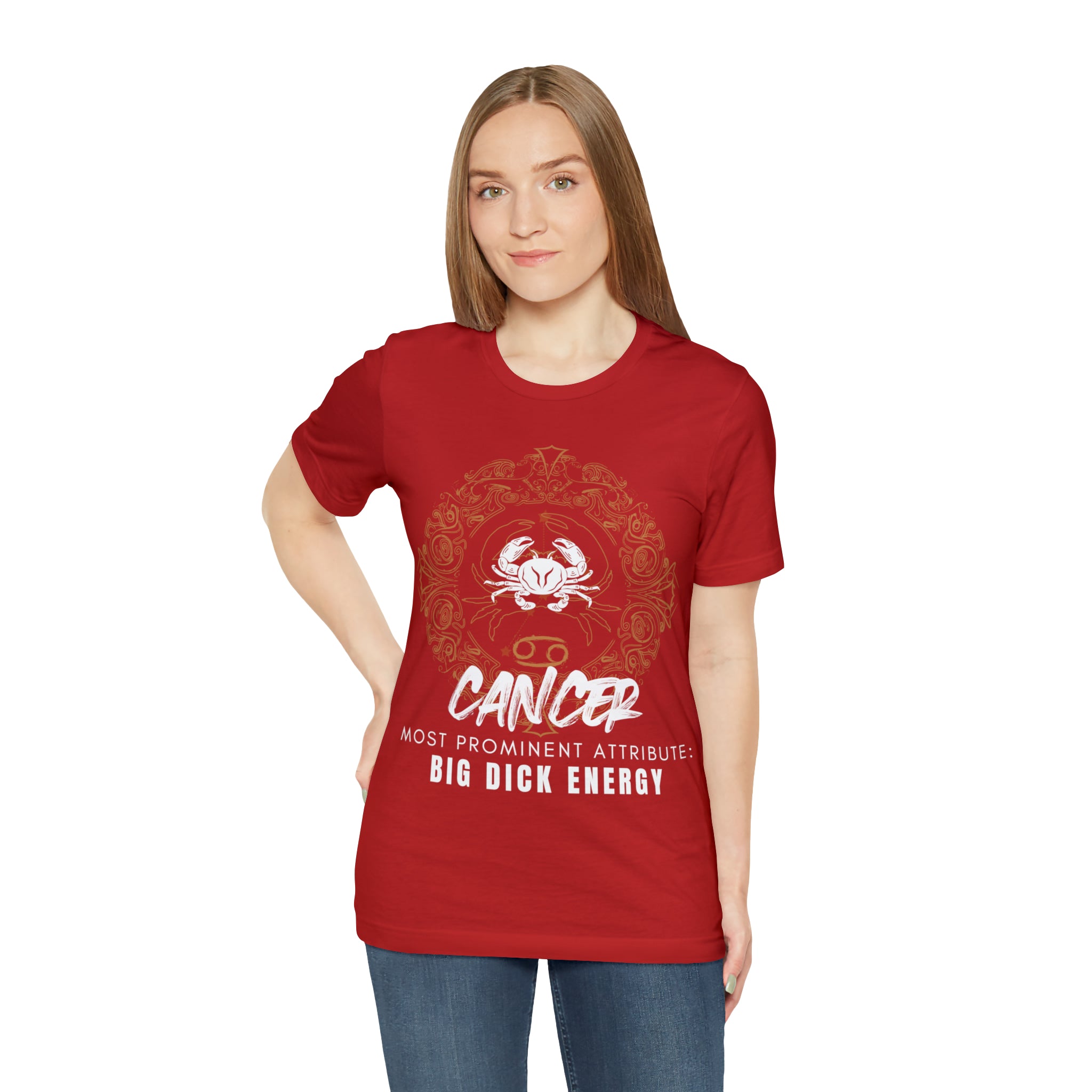 Cancer Zodiac Big Dick Energy Shirt | Zodiac Sign Statement T-Shirt