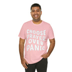 Prayer Over Panic Unisex Shirt | Religious Shirt for Prayers
