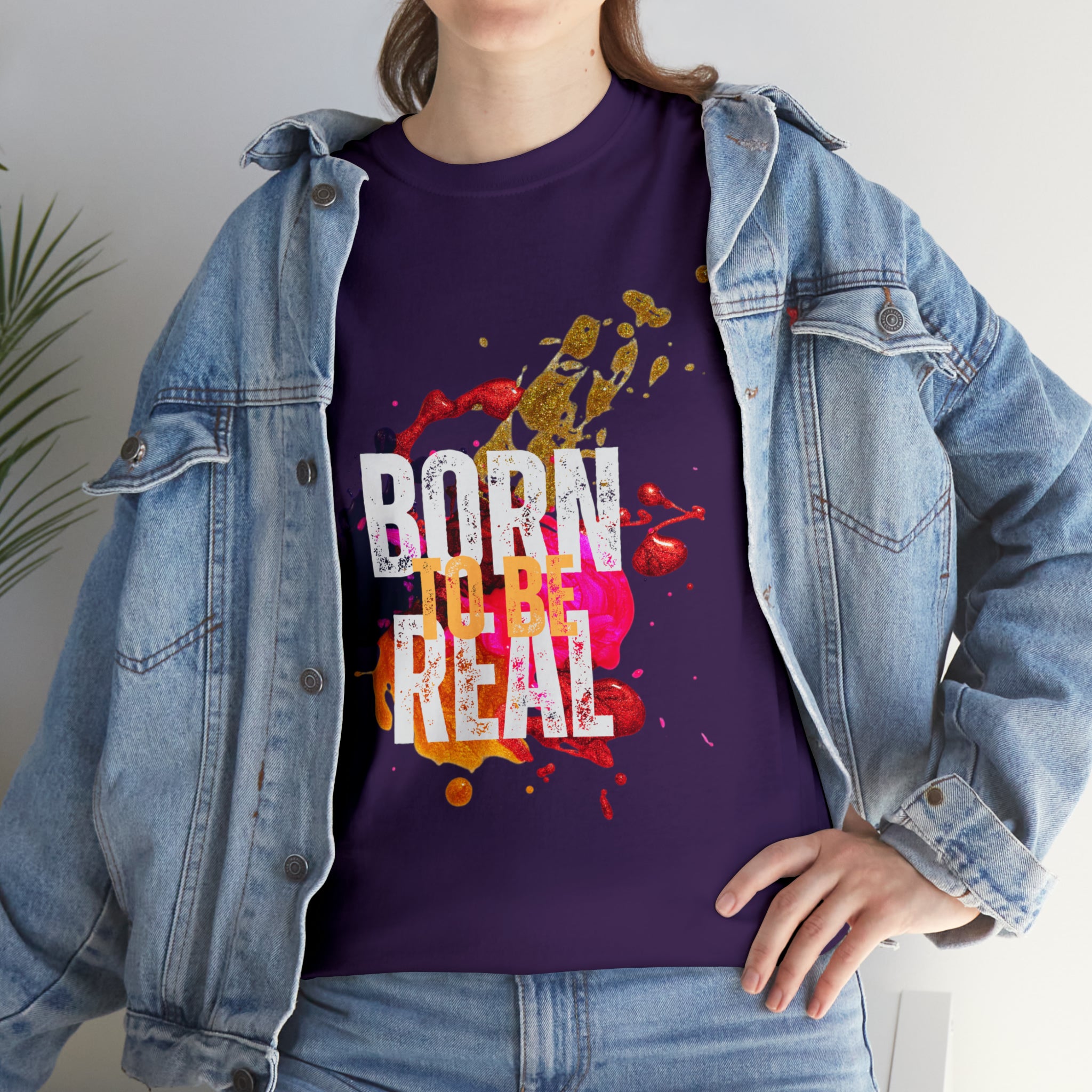 Born To Be Real  | Genuine Spirit Unisex Statement Tee