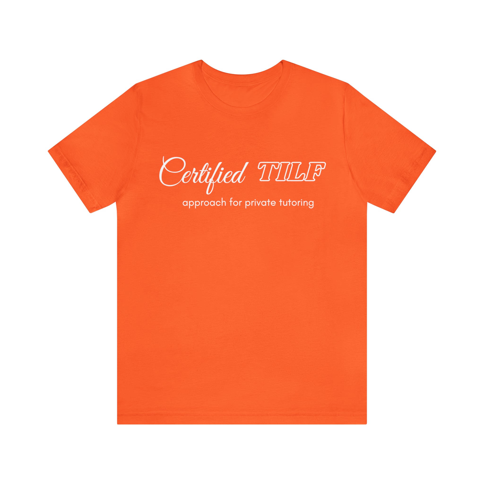 Certified TILF Shirt | Funny Private Tutoring TILF Unisex T-Shirt