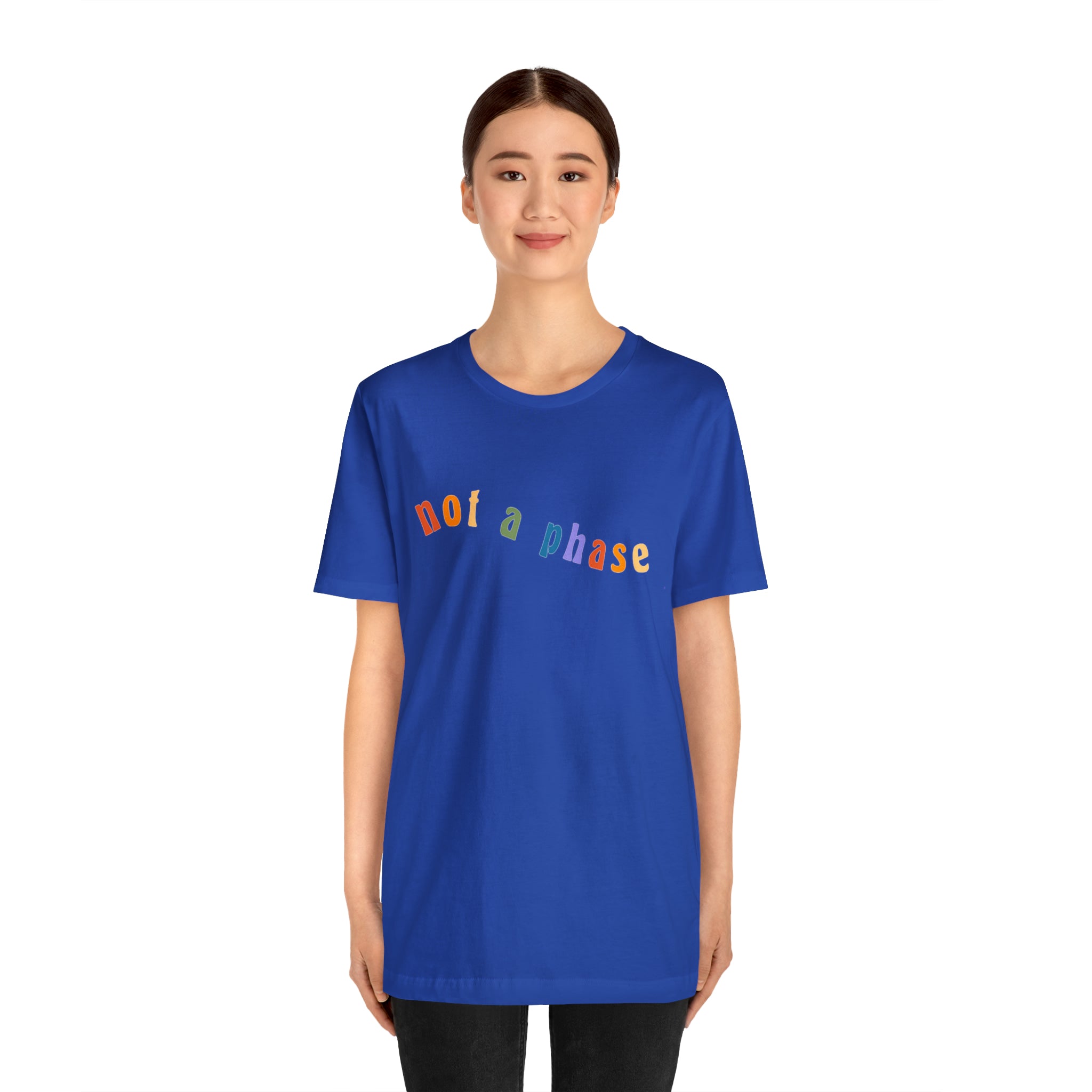 Not A Phase LGBTQIA+ Unisex Shirt | Not A Phase Rainbow Gay Pride Shirt