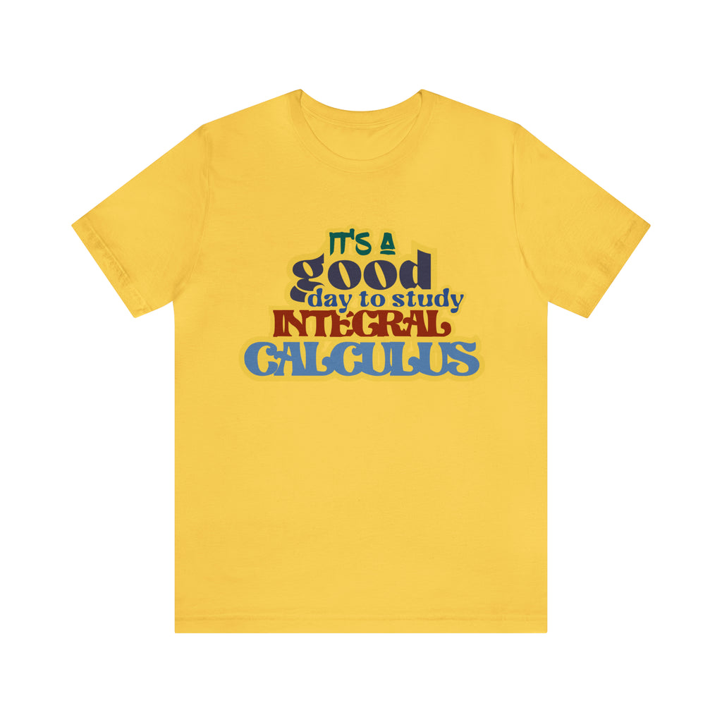 It's a Good Day to Study Integral Calculus | School Unisex T-Shirt