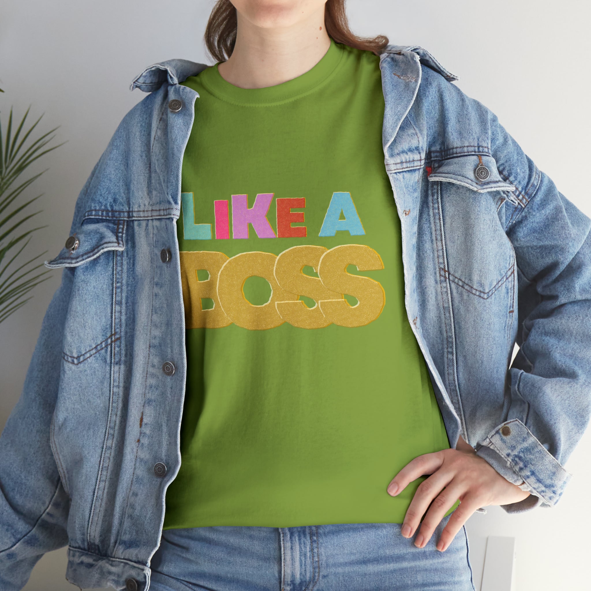 Like A Boss Shirt | Colorful Boss Vibes Statement Tee