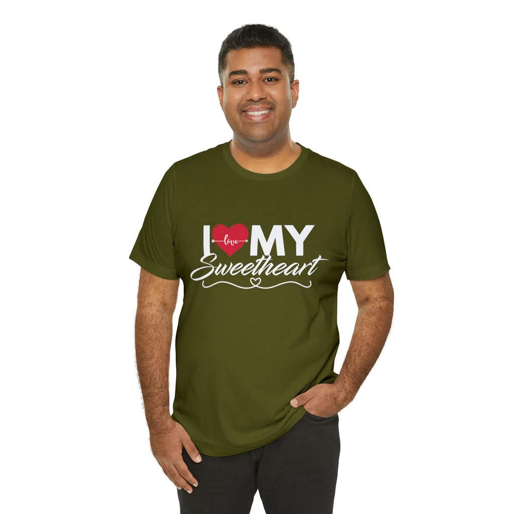 I Love My Sweetheart Shirt | Couple Love T-Shirt, Pair Girlfriend Boyfriend Matching Shirt