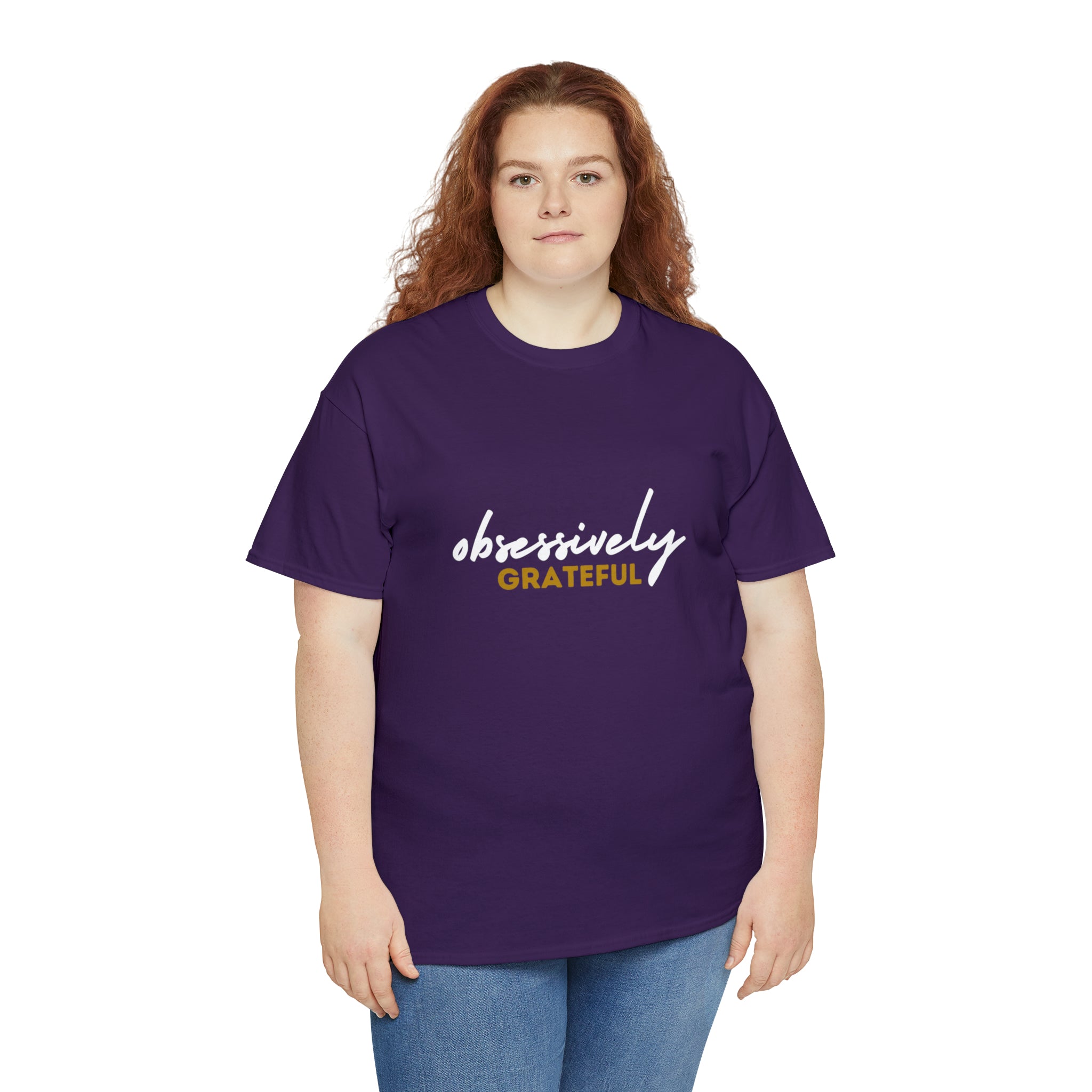 Obsessively Grateful Shirt | Minimalist Unisex T-Shirt