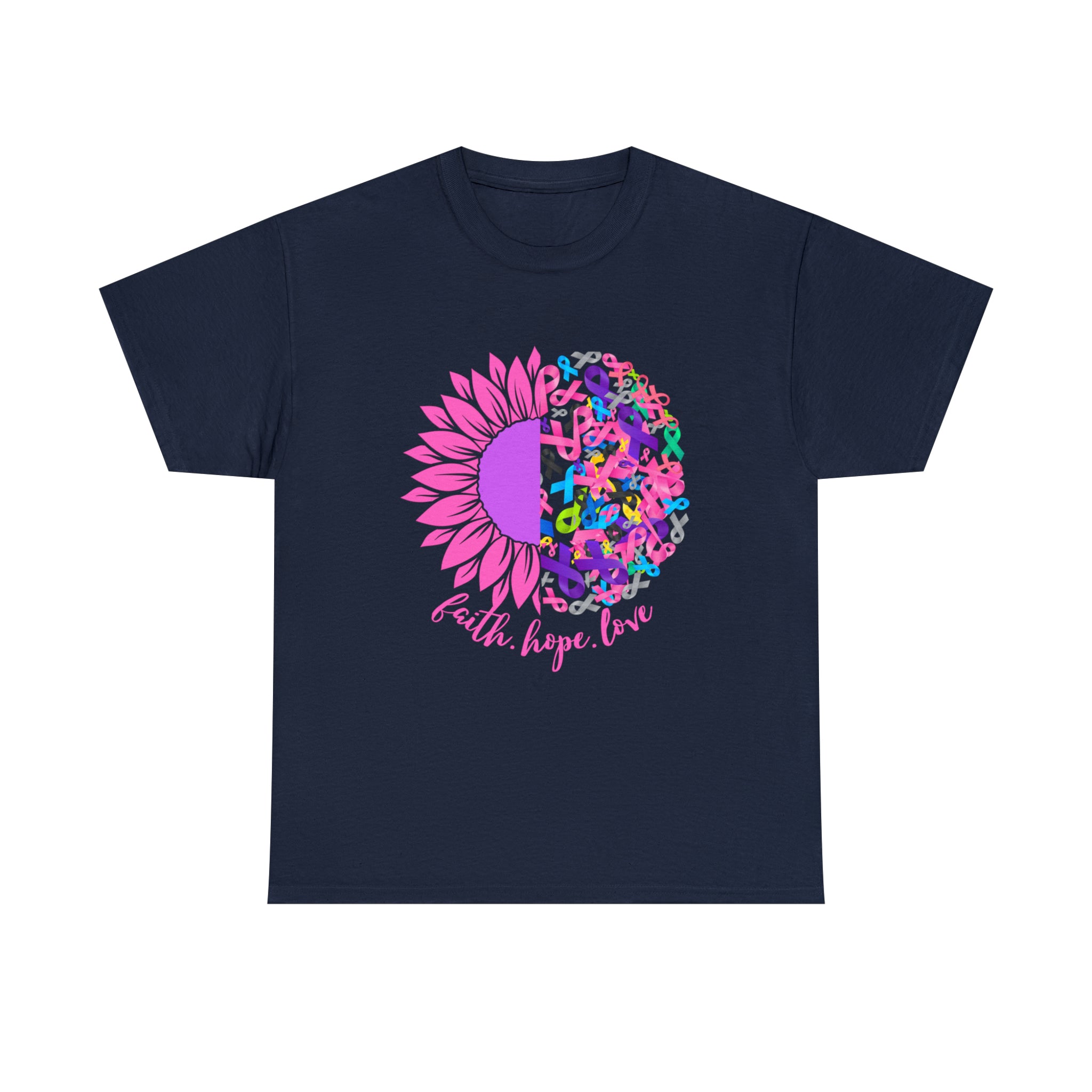 Faith Hope Love Shirt | Cancer Warrior Support Unisex T-Shirt
