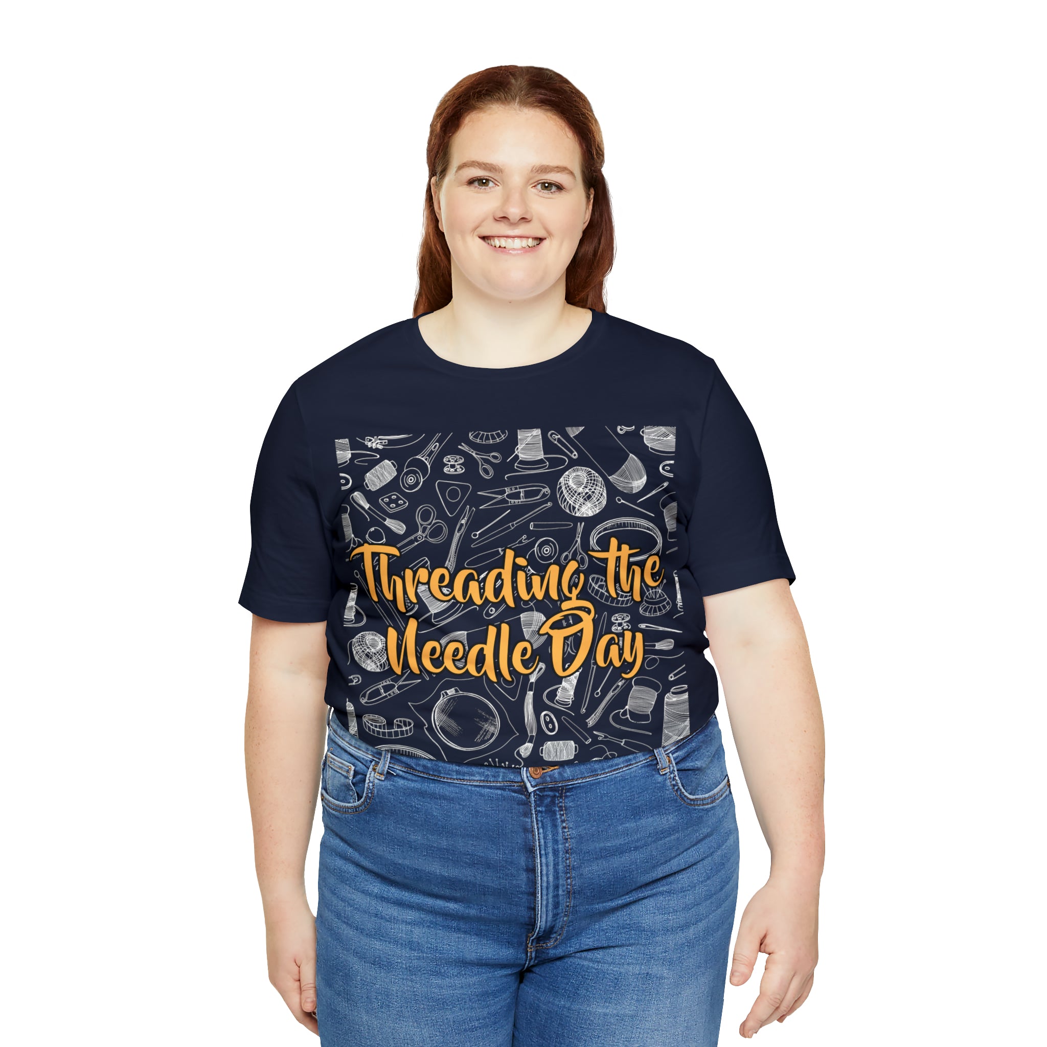 Threading the Needle Day Shirt | Tailor Sewing Unisex T-Shirt