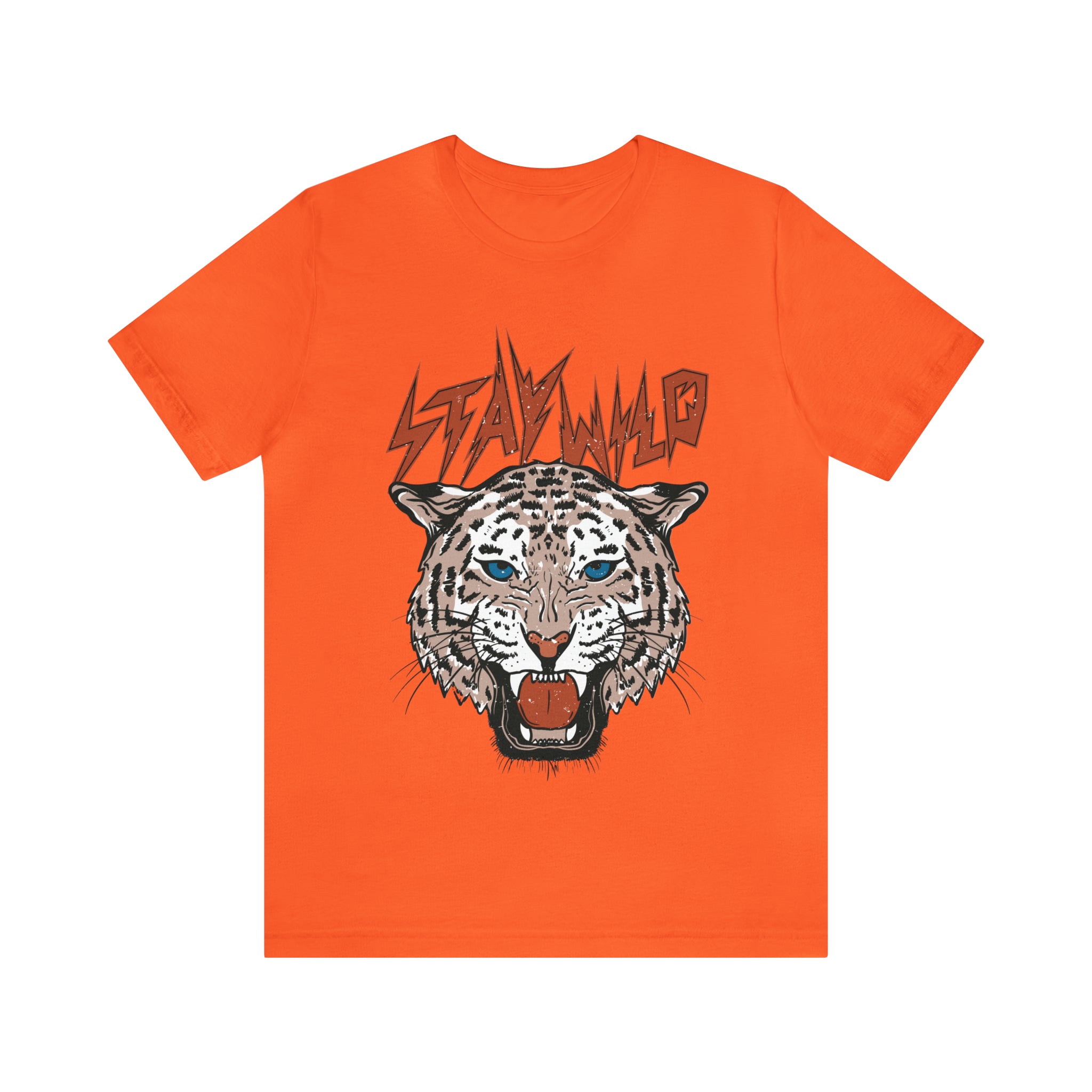 Stay Wild Unisex T-shirt Cougar Leopard Fun Ambitious Shirt Cat Lady Shirt