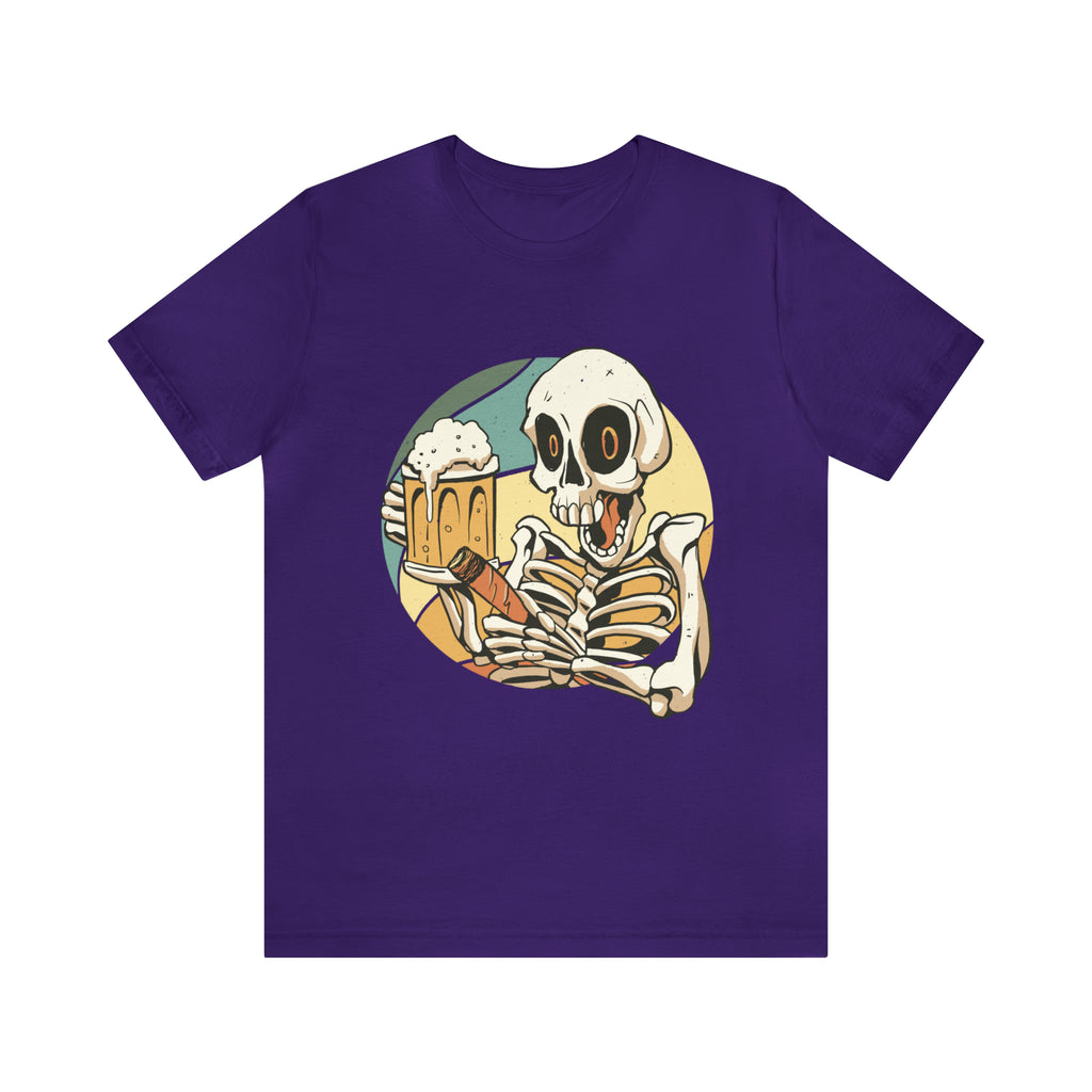 Skeleton Beer Shirt | Drink Beer Unisex T-Shirt