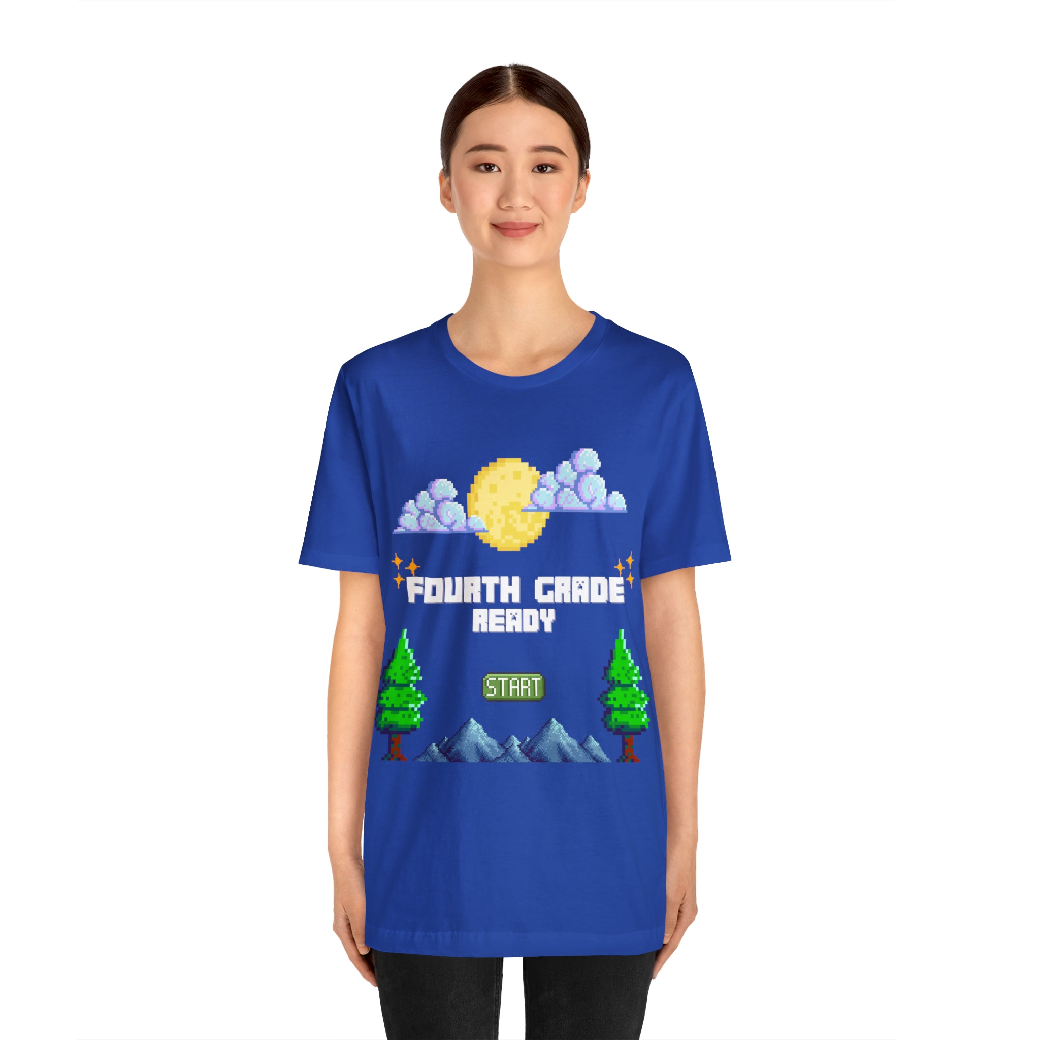 Fourth Grade Ready Pixel Shirt | Minecraft Unisex T-Shirt