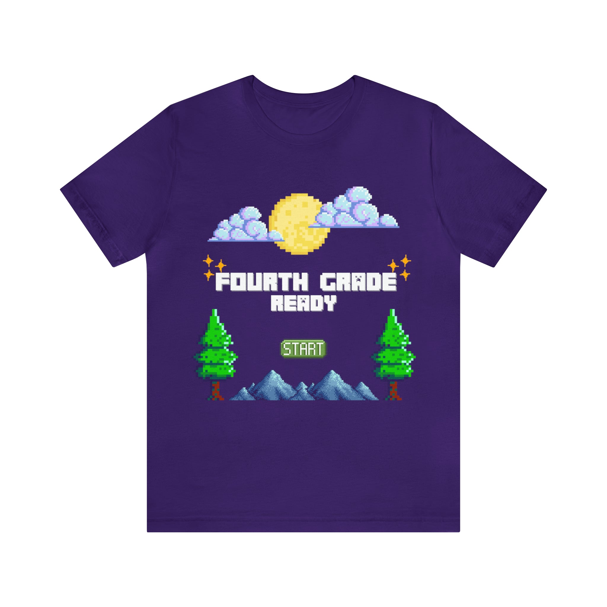 Fourth Grade Ready Pixel Shirt | Minecraft Unisex T-Shirt