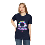 Cute Fantasy Football Shirt | Pink Cute Fantasy Football Unisex T-Shirt