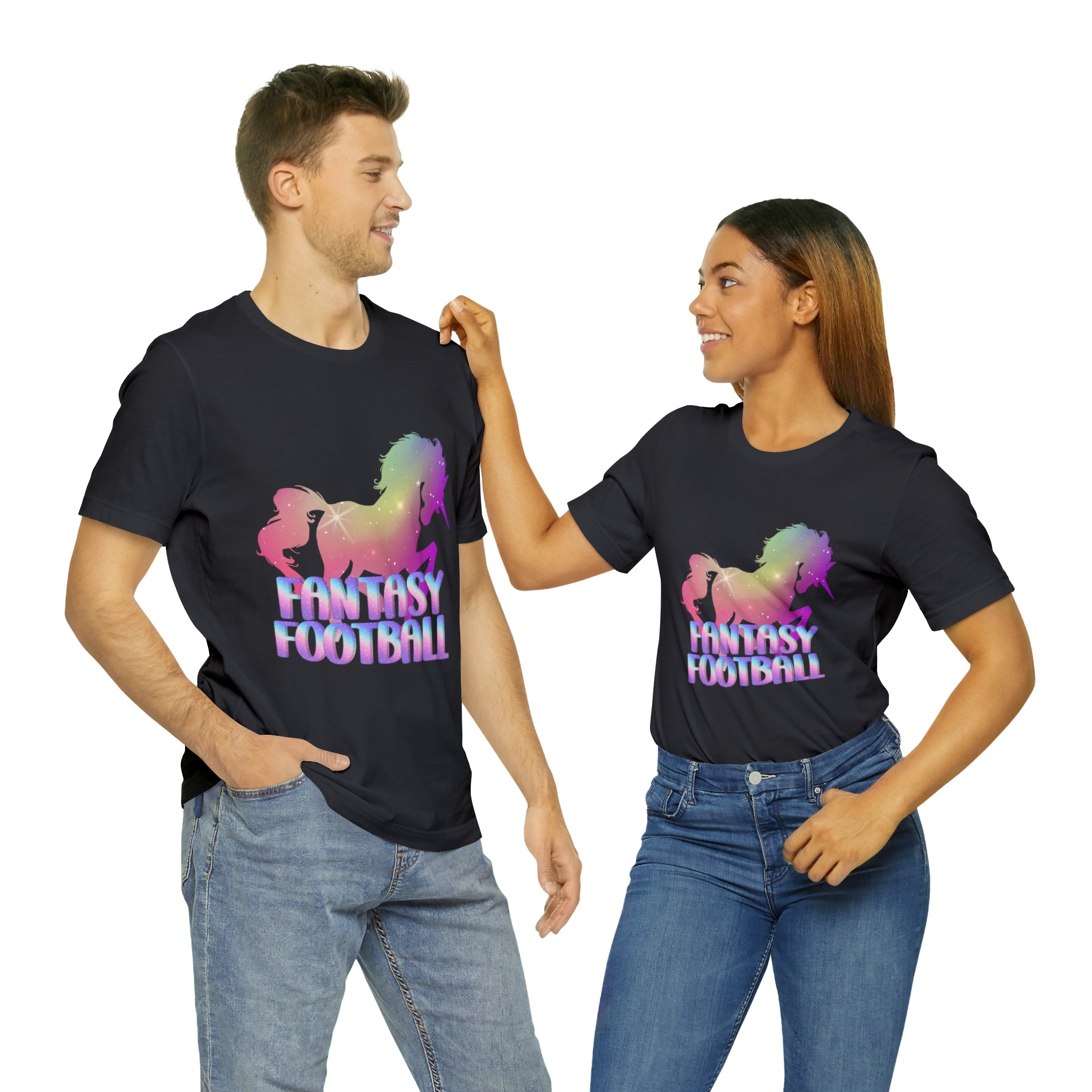 Fantasy Football Pink Shirt | Unicorn Fantasy Football Unisex T-Shirt