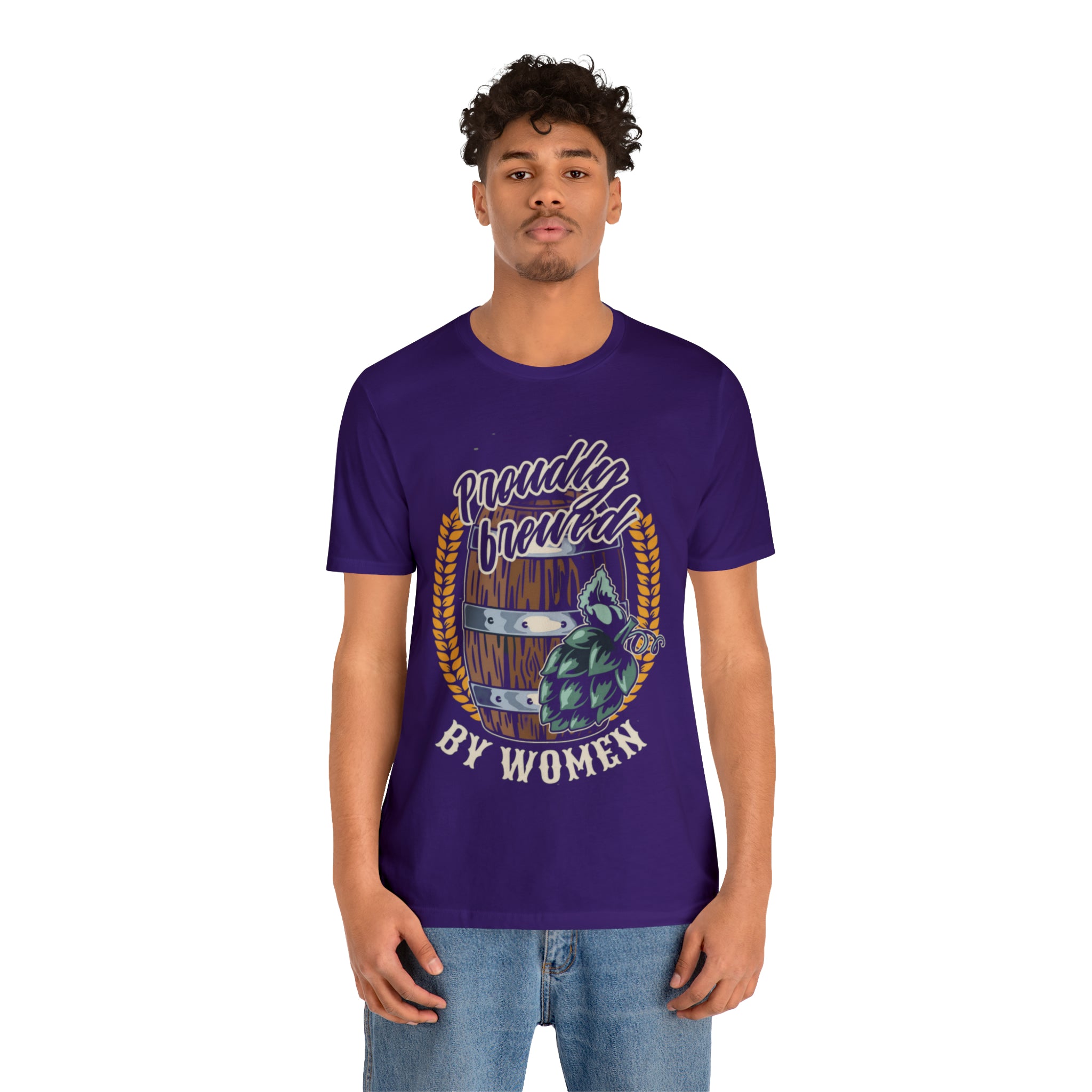 Brewed by Women Beer Shirt | Drink Beer Unisex T-Shirt