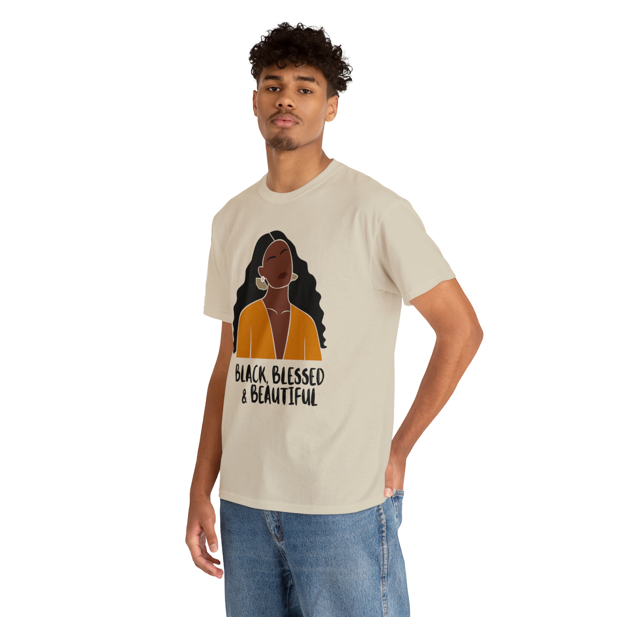 Black, Blessed & Beautiful Shirt | Empowered & Beautiful Cotton T-shirt