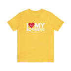 I Love My Boyfriend Shirt | Couple Love T-Shirt, Pair Girlfriend Boyfriend Matching Shirt