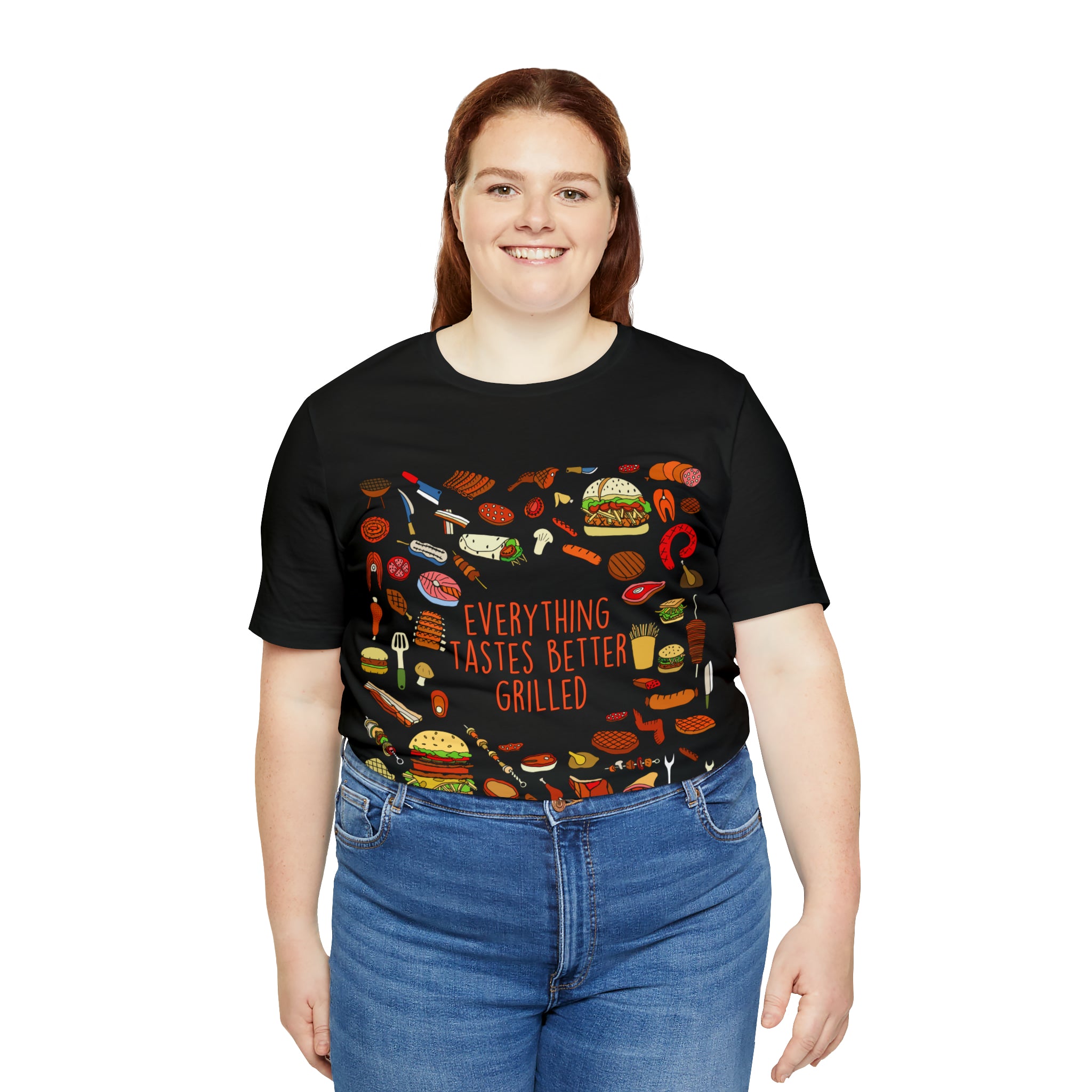 Everything Tastes Better Grilled Shirt | Grilling Love Unisex T-Shirt