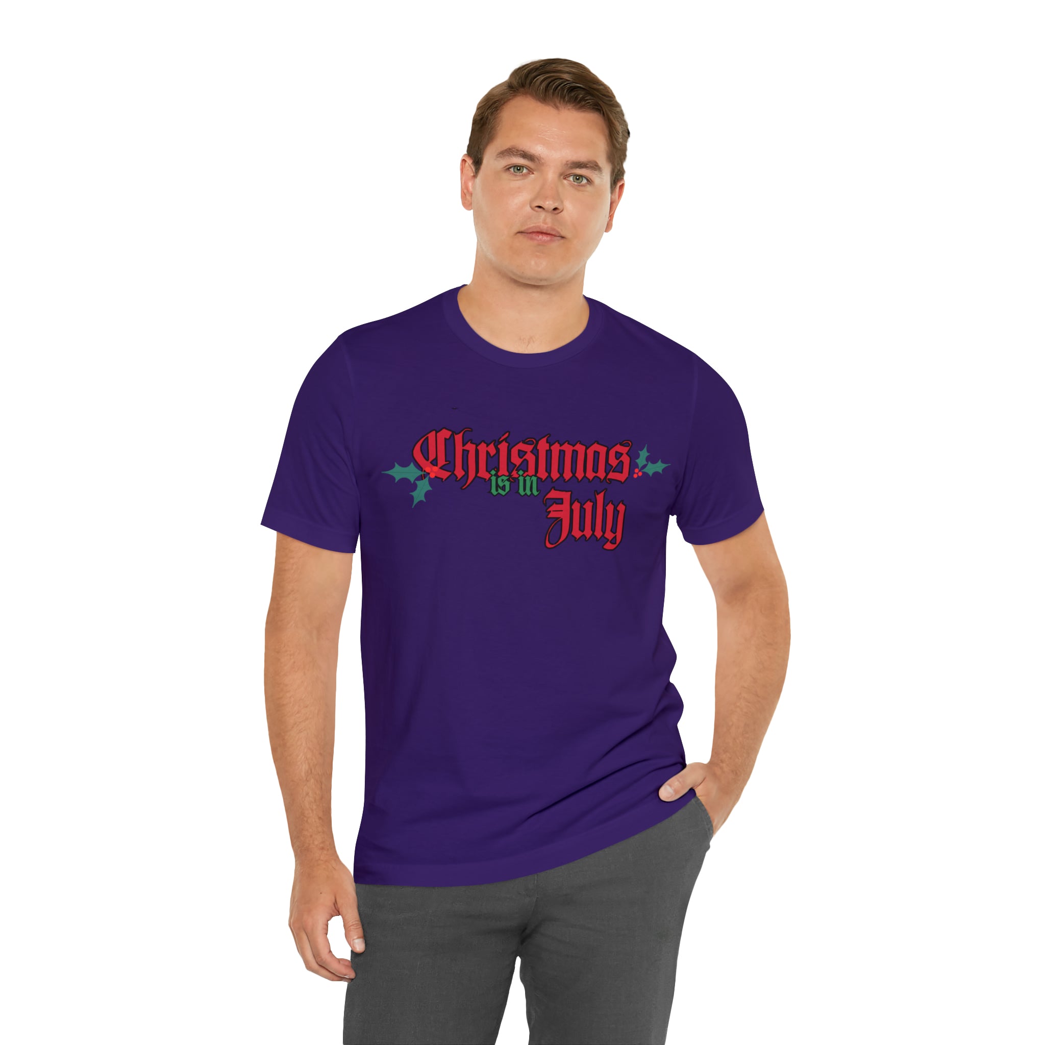 Christmas is in July Shirt | Christmas in July Statement T-Shirt
