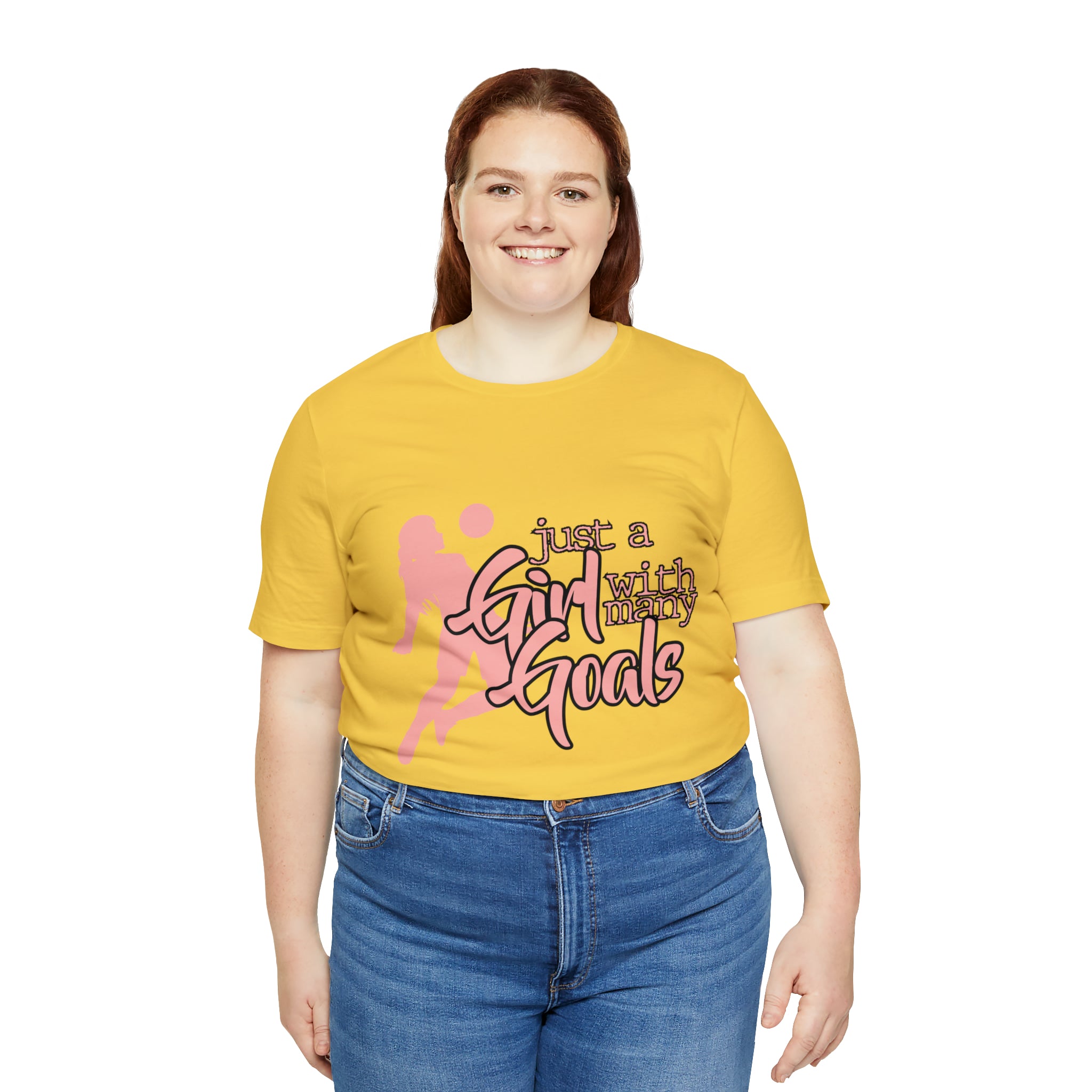 A Girl With Many Goals Shirt | Soccer Girl T-Shirt