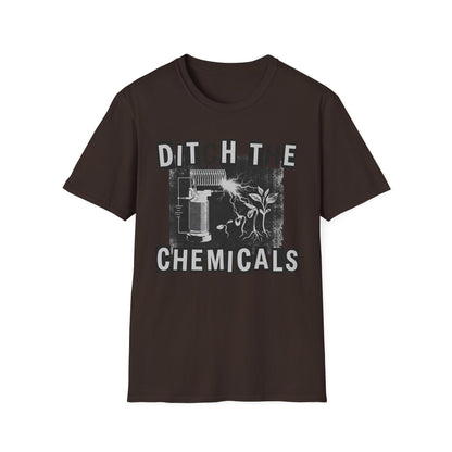 Ditch The Chemicals T‑Shirt — Vintage Eco-Friendly Protest Tee