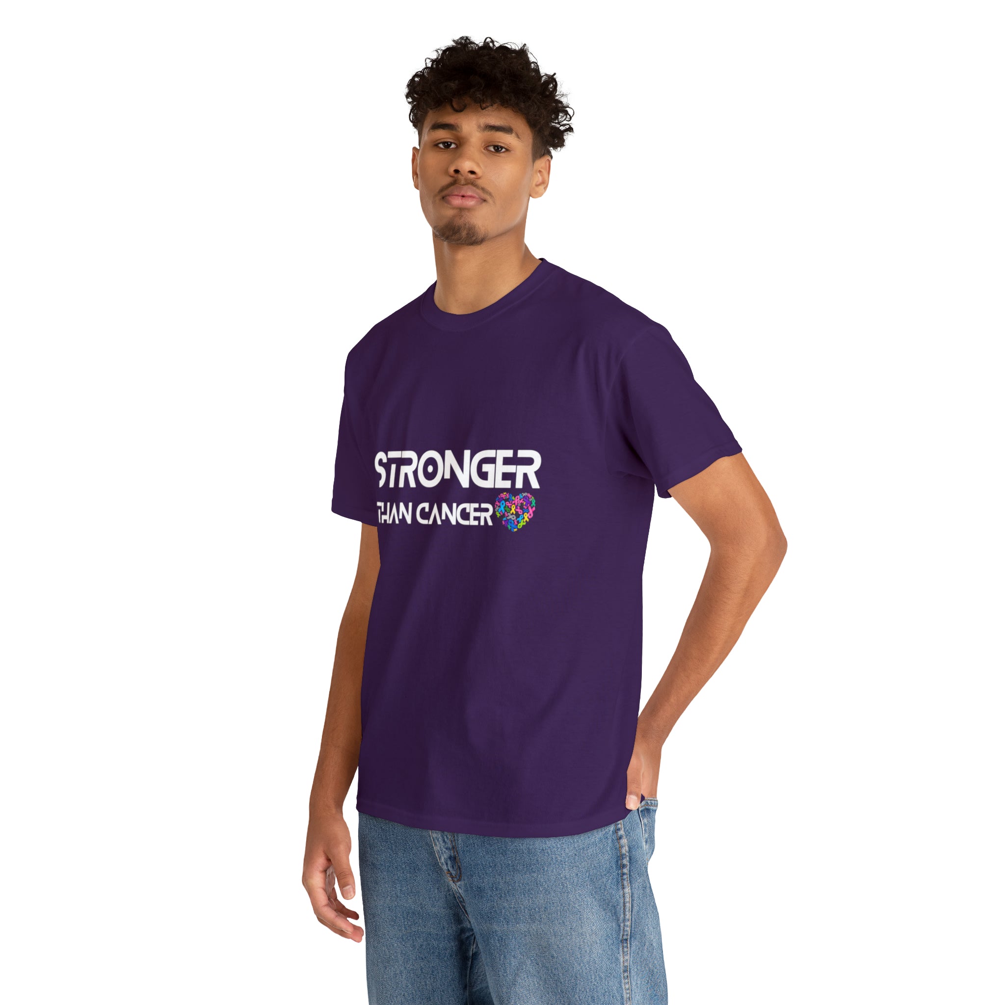 Stronger Than Cancer Shirt | Cancer Warrior Support Unisex T-Shirt