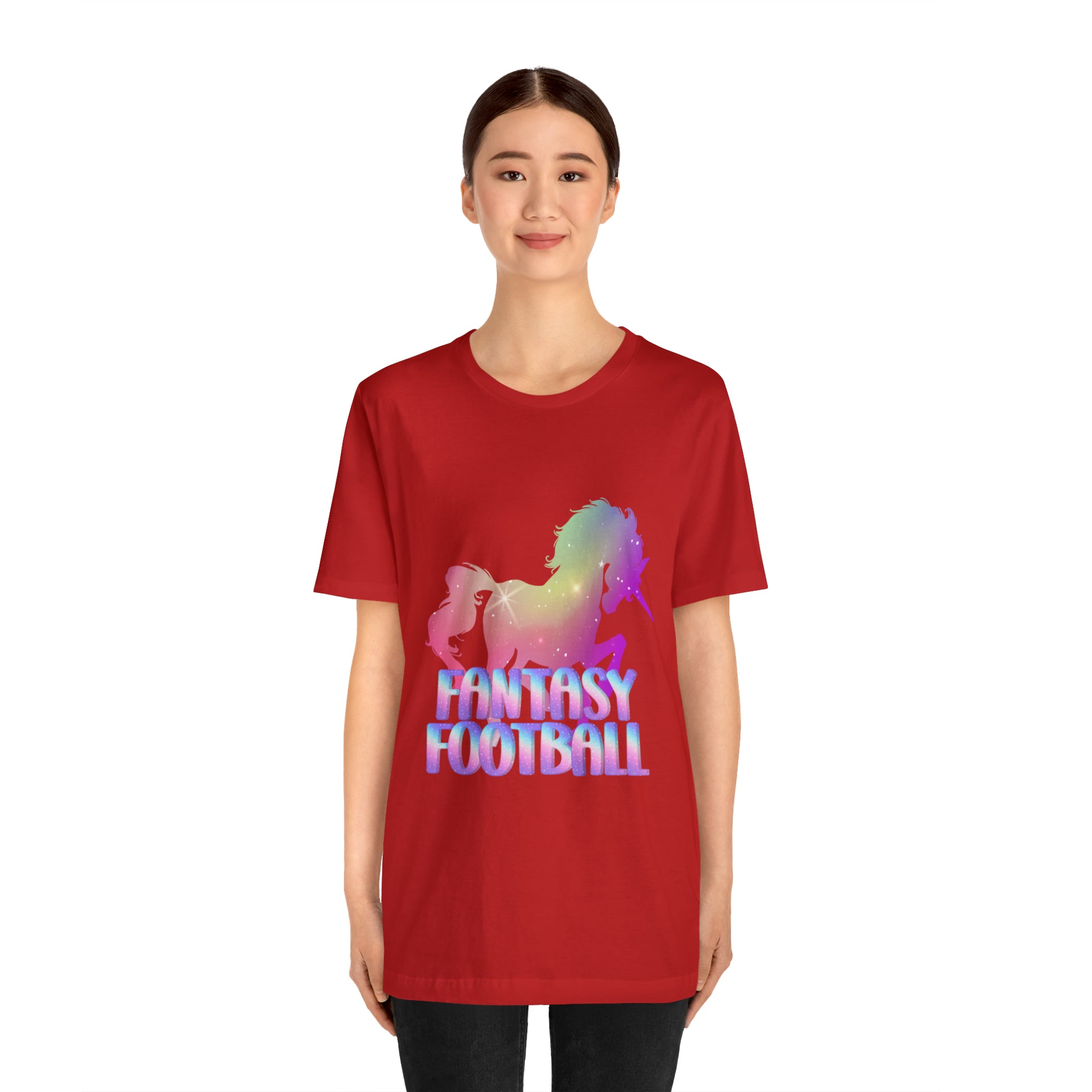 Fantasy Football Pink Shirt | Unicorn Fantasy Football Unisex T-Shirt