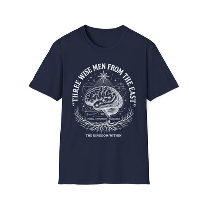 Three Wise Men From The East Brain Graphic T-Shirt — Spiritual Astrology Vintage Tee