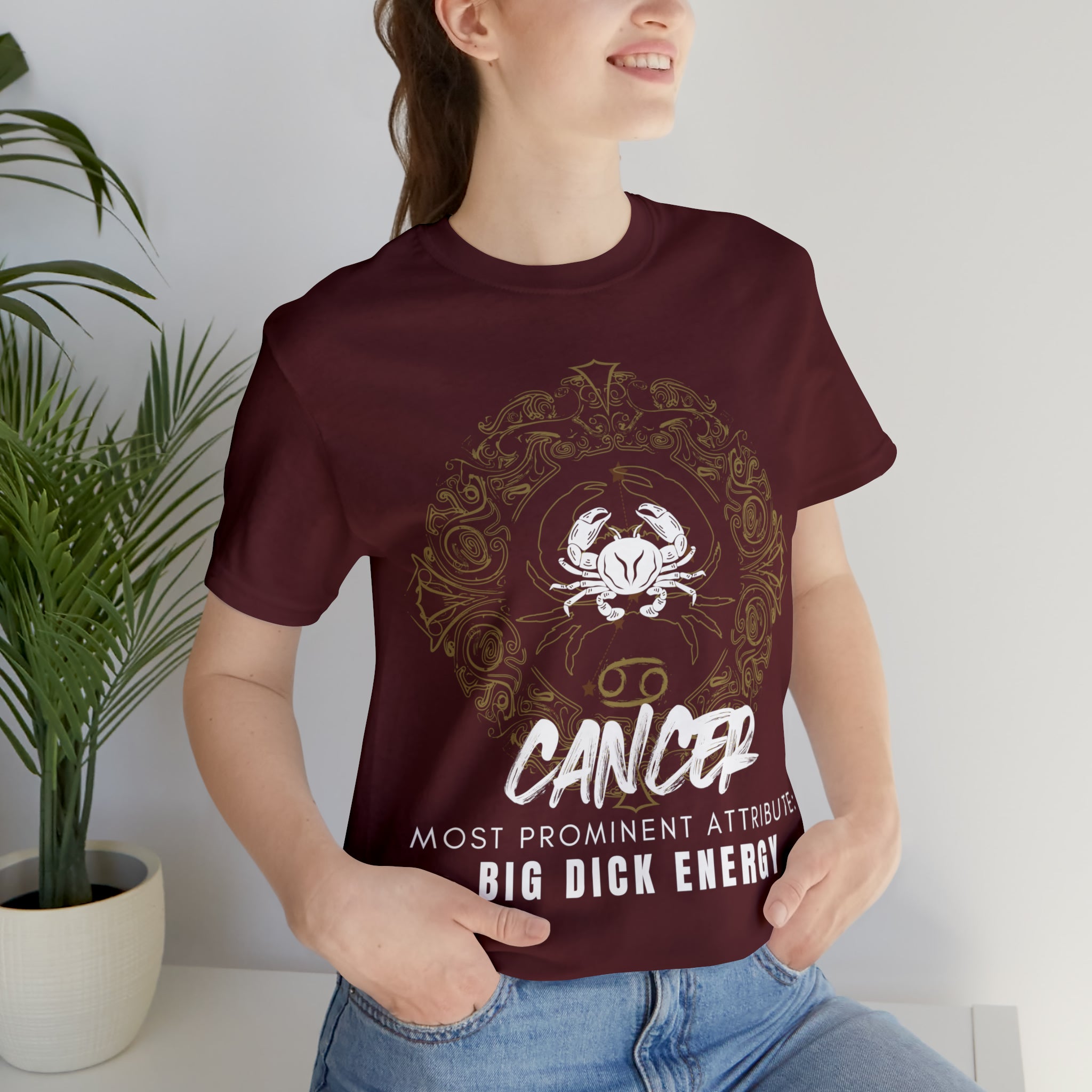 Cancer Zodiac Big Dick Energy Shirt | Zodiac Sign Statement T-Shirt
