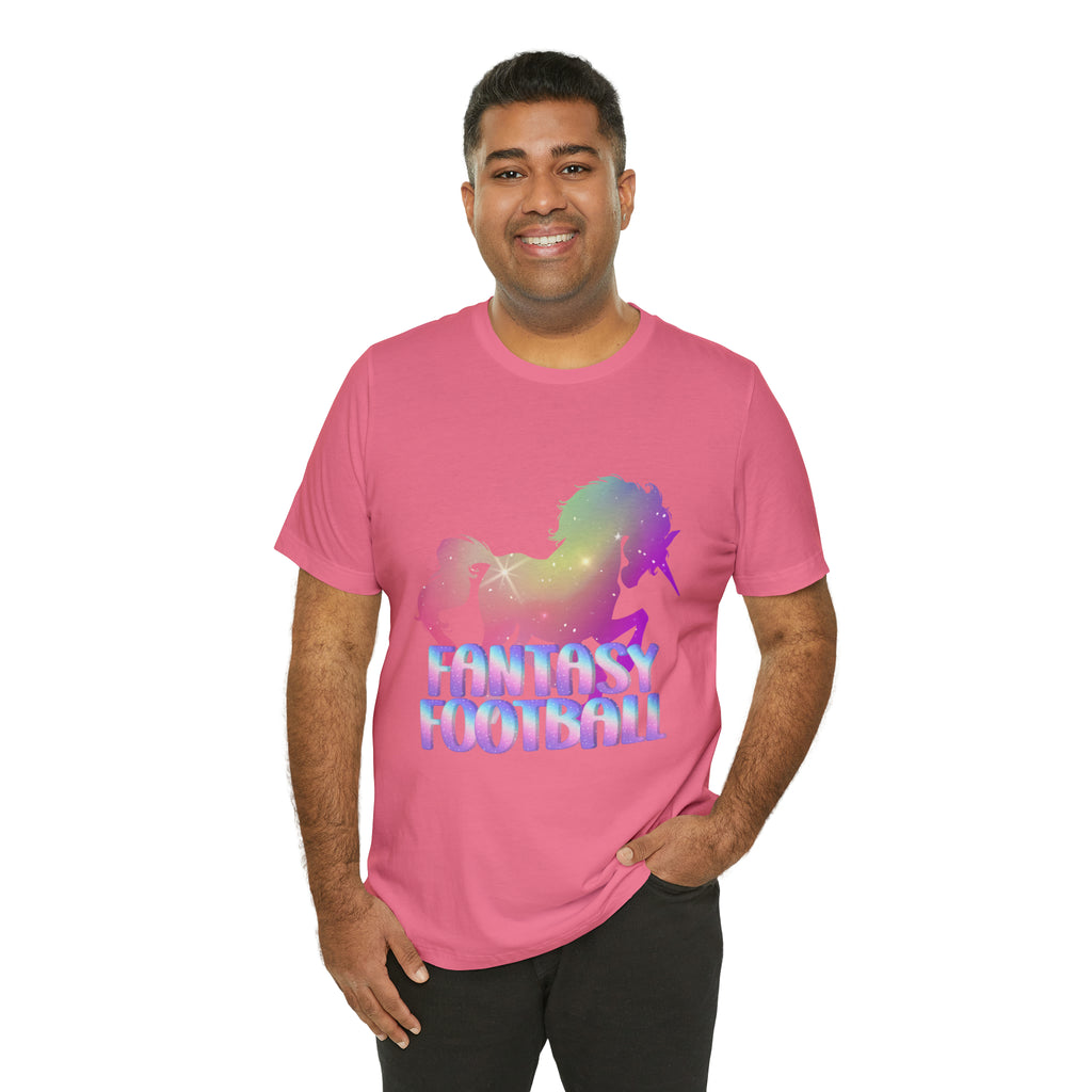 Fantasy Football Pink Shirt | Unicorn Fantasy Football Unisex T-Shirt