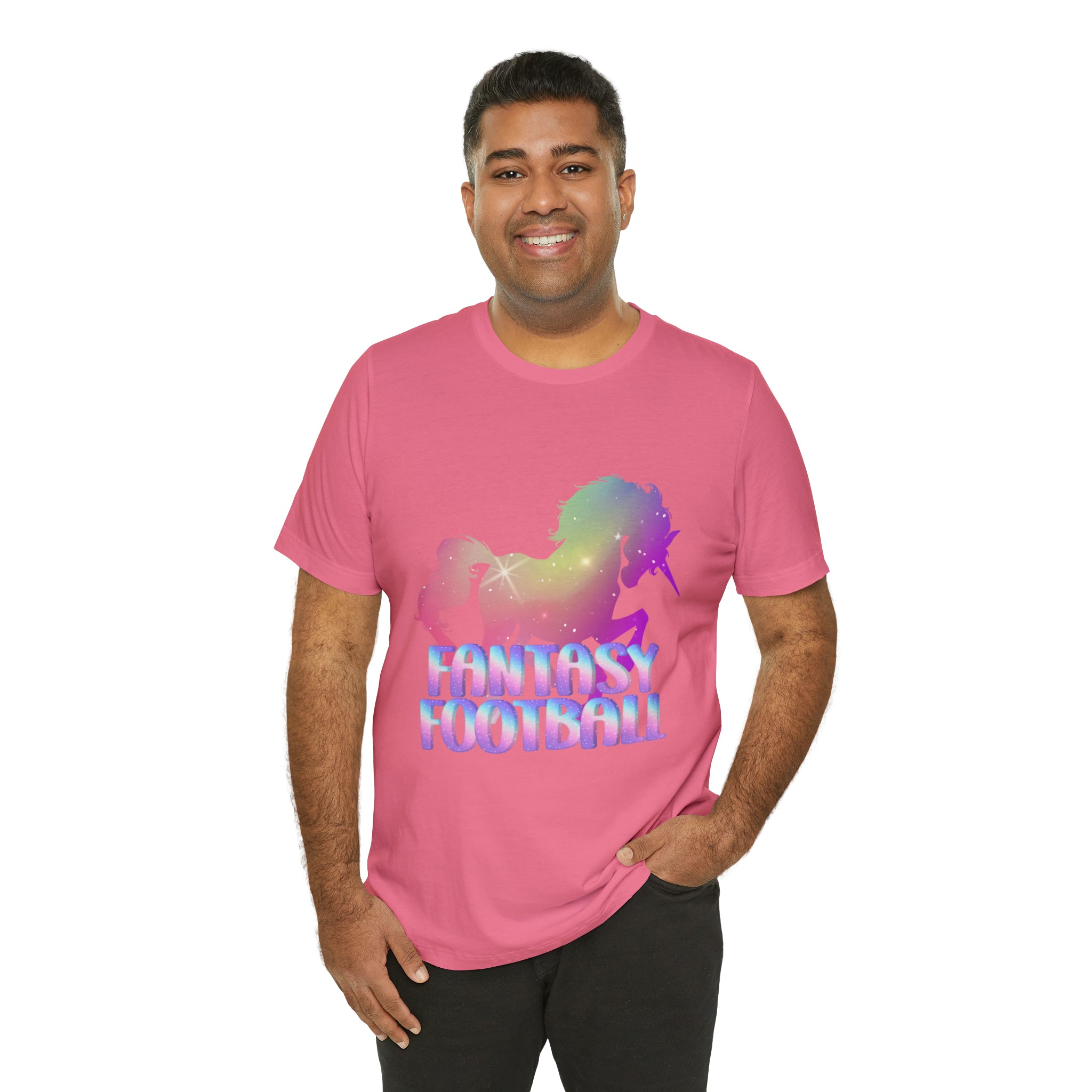 Fantasy Football Pink Shirt | Unicorn Fantasy Football Unisex T-Shirt
