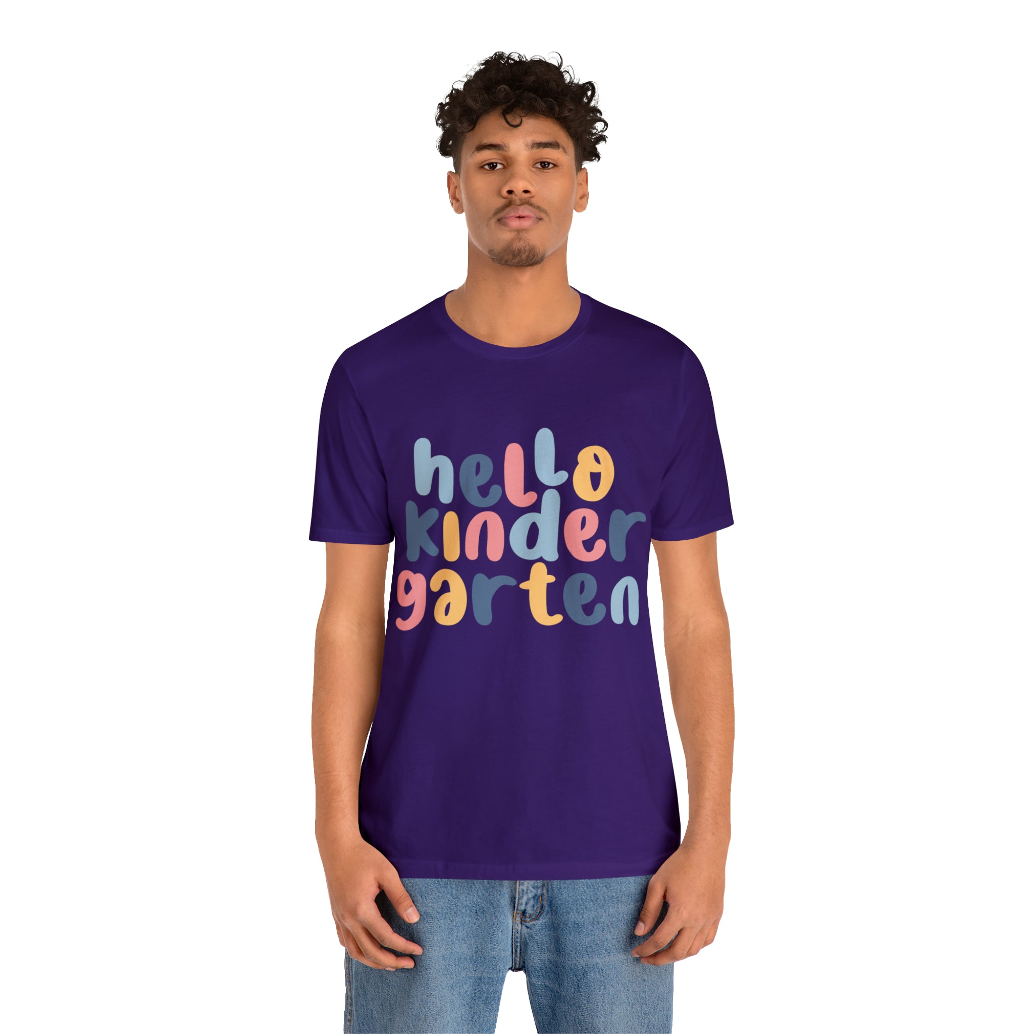 Hello Kindergarten School Shirt | First day of School Unisex T-Shirt