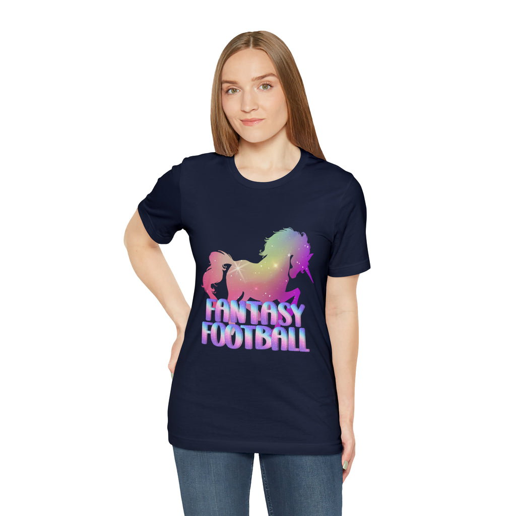 Fantasy Football Pink Shirt | Unicorn Fantasy Football Unisex T-Shirt