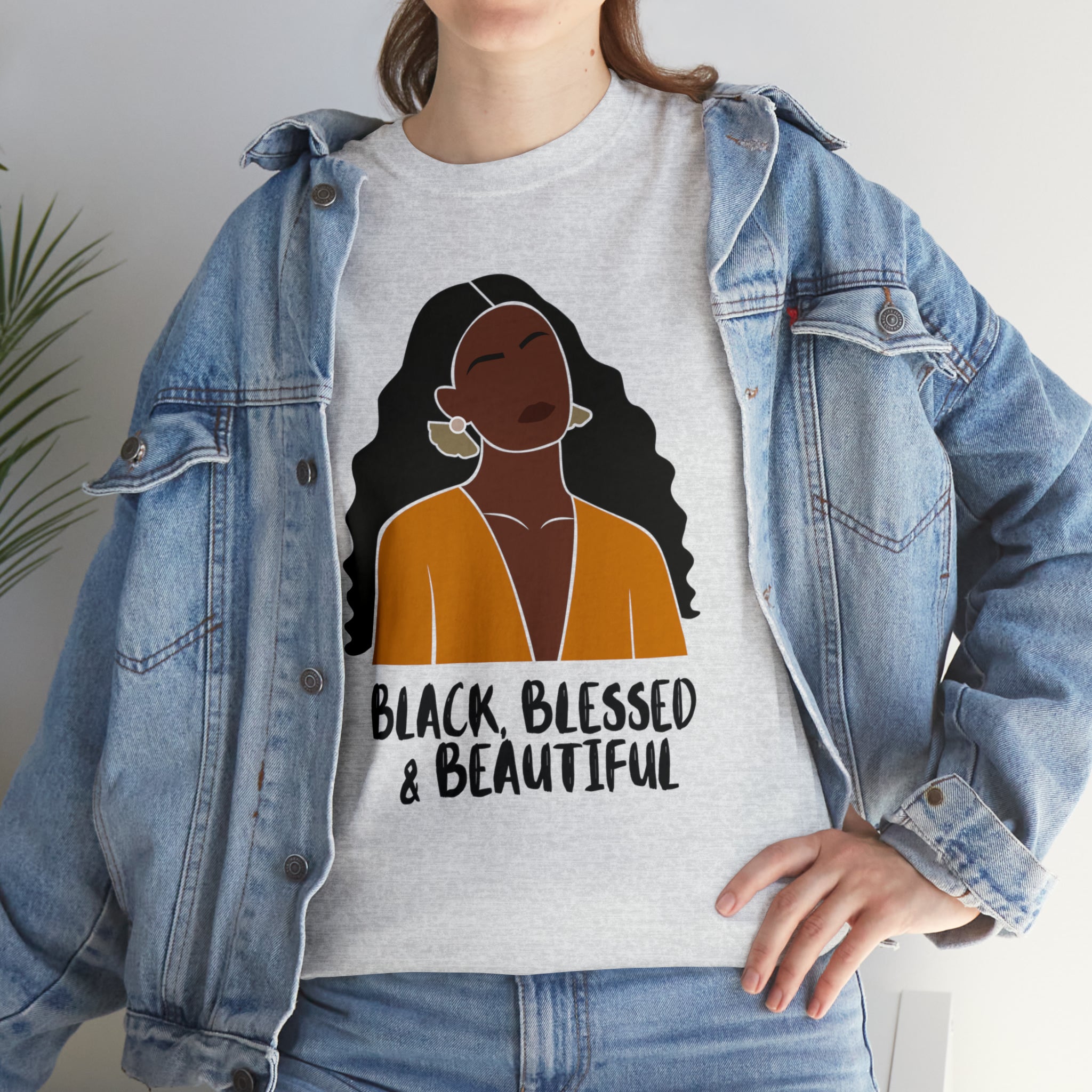 Black, Blessed & Beautiful Shirt | Empowered & Beautiful Cotton T-shirt