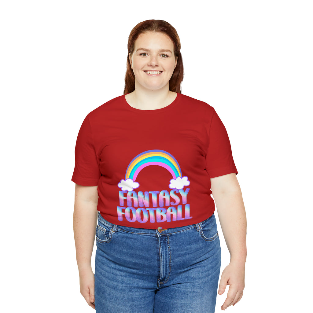 Cute Fantasy Football Shirt | Pink Cute Fantasy Football Unisex T-Shirt