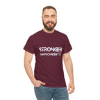 Stronger Than Cancer Shirt | Cancer Warrior Support Unisex T-Shirt