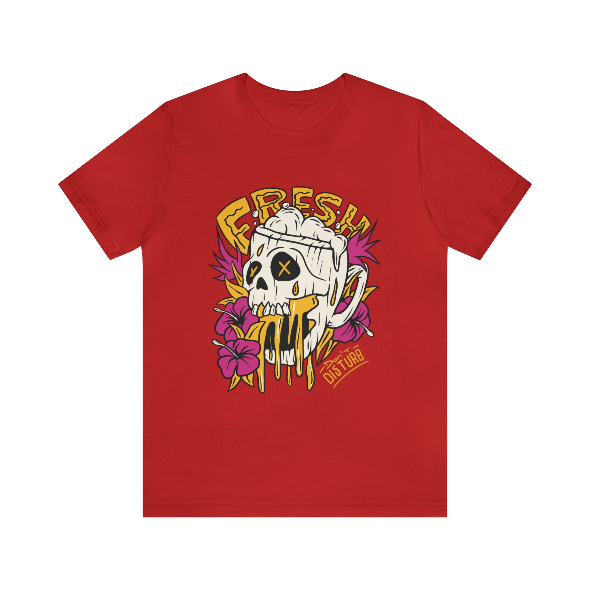 Fresh Beer Skull Shirt | Drink Beer Unisex T-Shirt