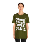 Prayer Over Panic Unisex Shirt | Religious Shirt for Prayers