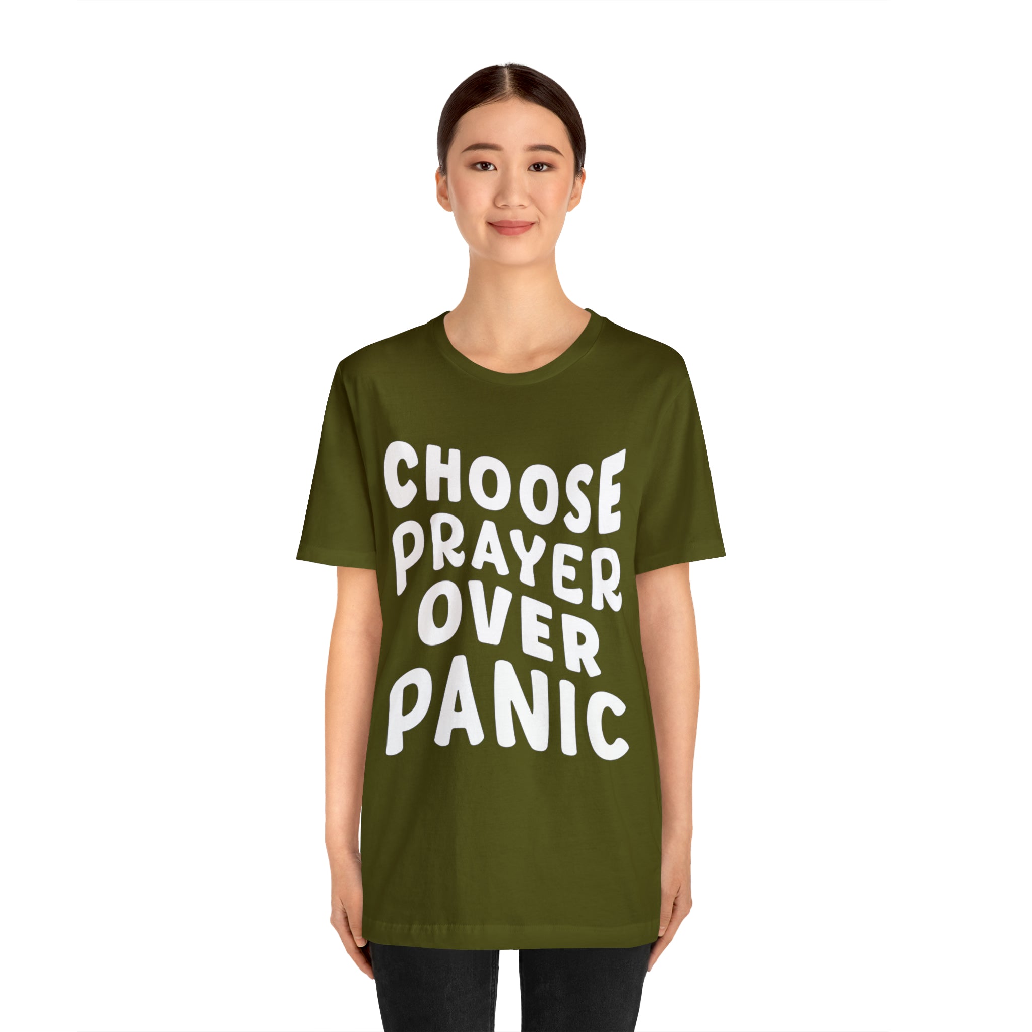 Prayer Over Panic Unisex Shirt | Religious Shirt for Prayers