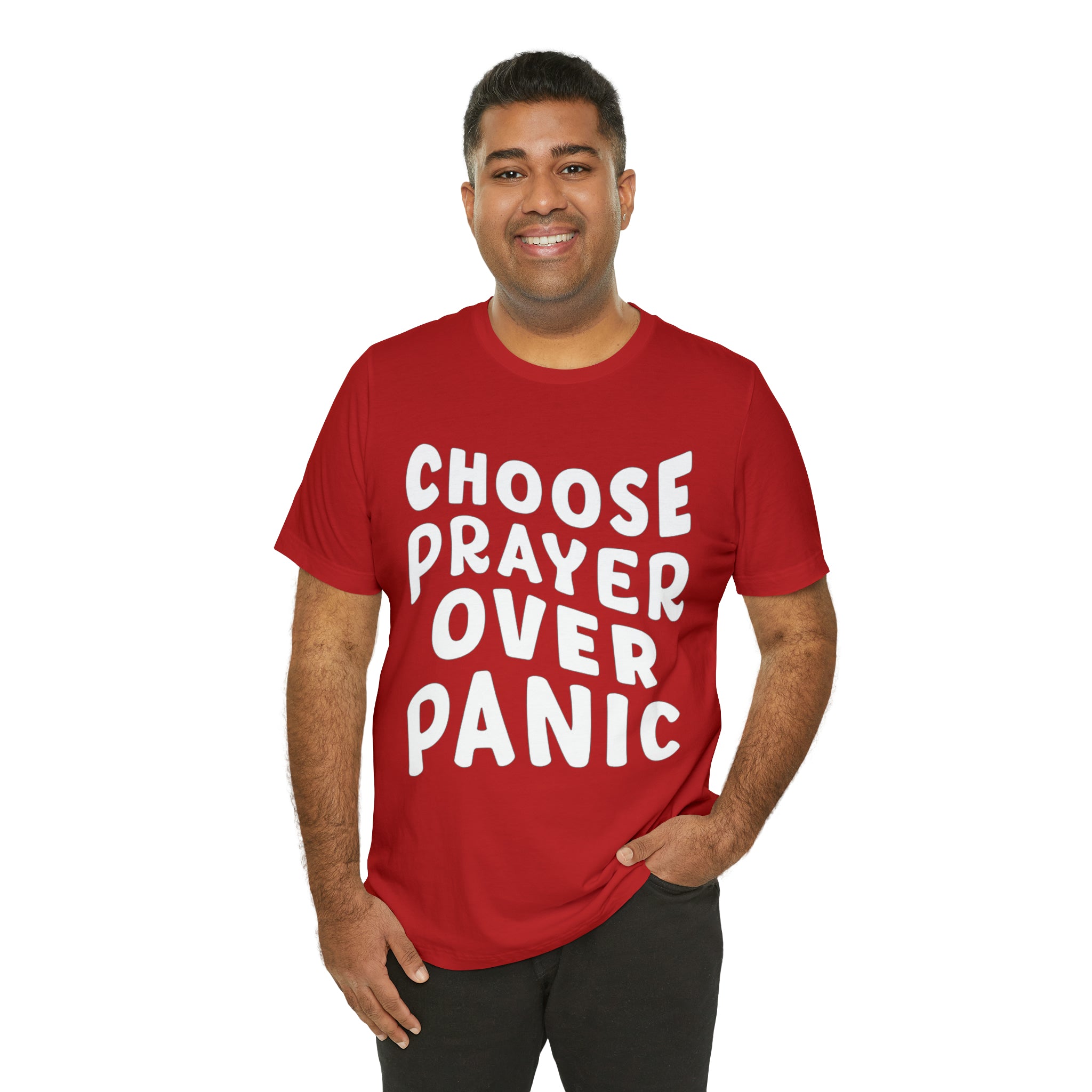 Prayer Over Panic Unisex Shirt | Religious Shirt for Prayers