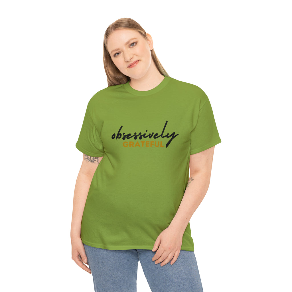 Obsessively Grateful Shirt | Minimalist Unisex T-Shirt