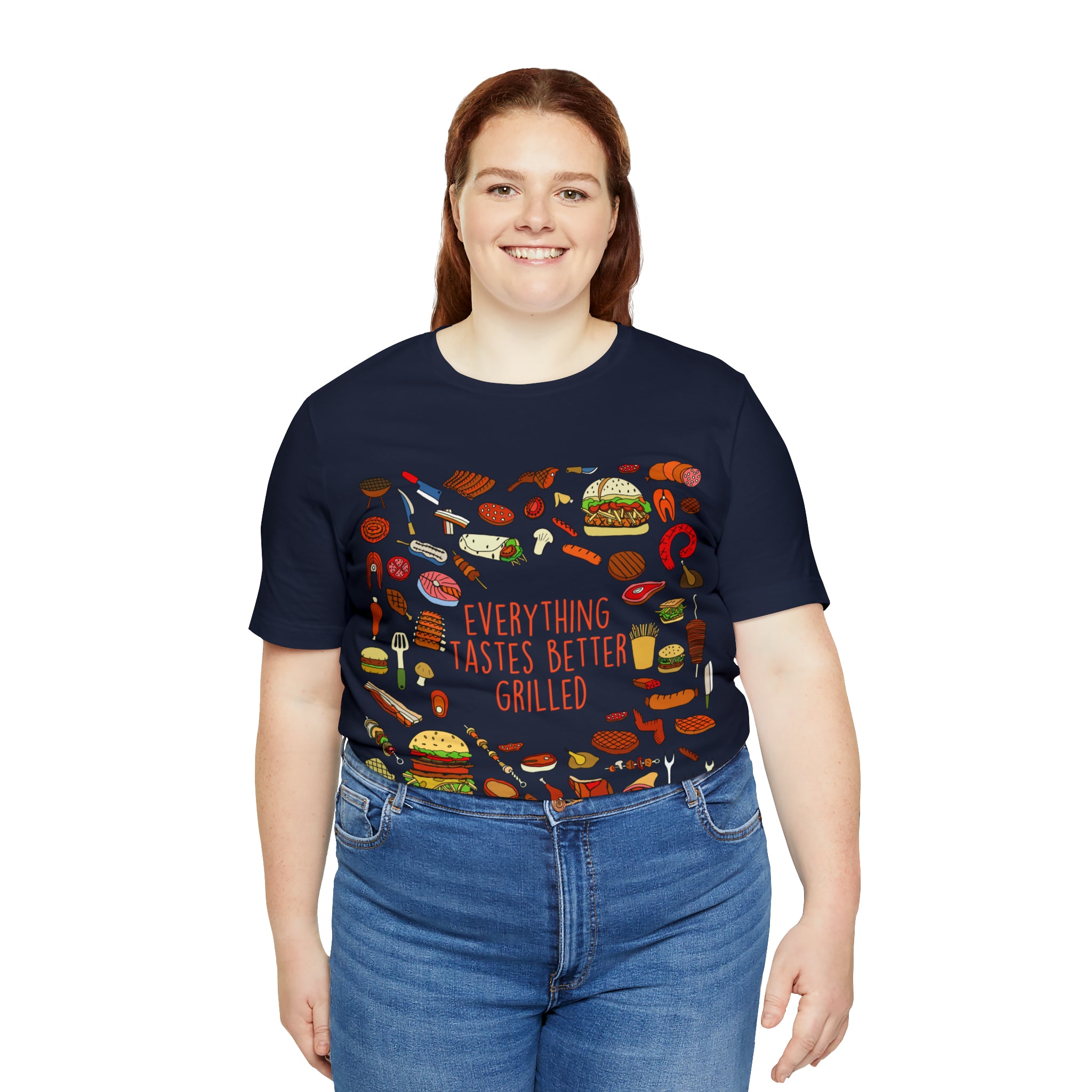 Everything Tastes Better Grilled Shirt | Grilling Love Unisex T-Shirt