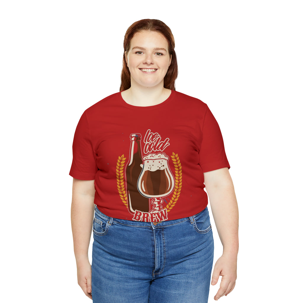 Ice Cold Brew Beer Shirt | Drink Beer Unisex T-Shirt