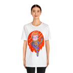 Space Cat Unisex T-Shirt | Telescope Galaxy Stars Cat Lady Shirt