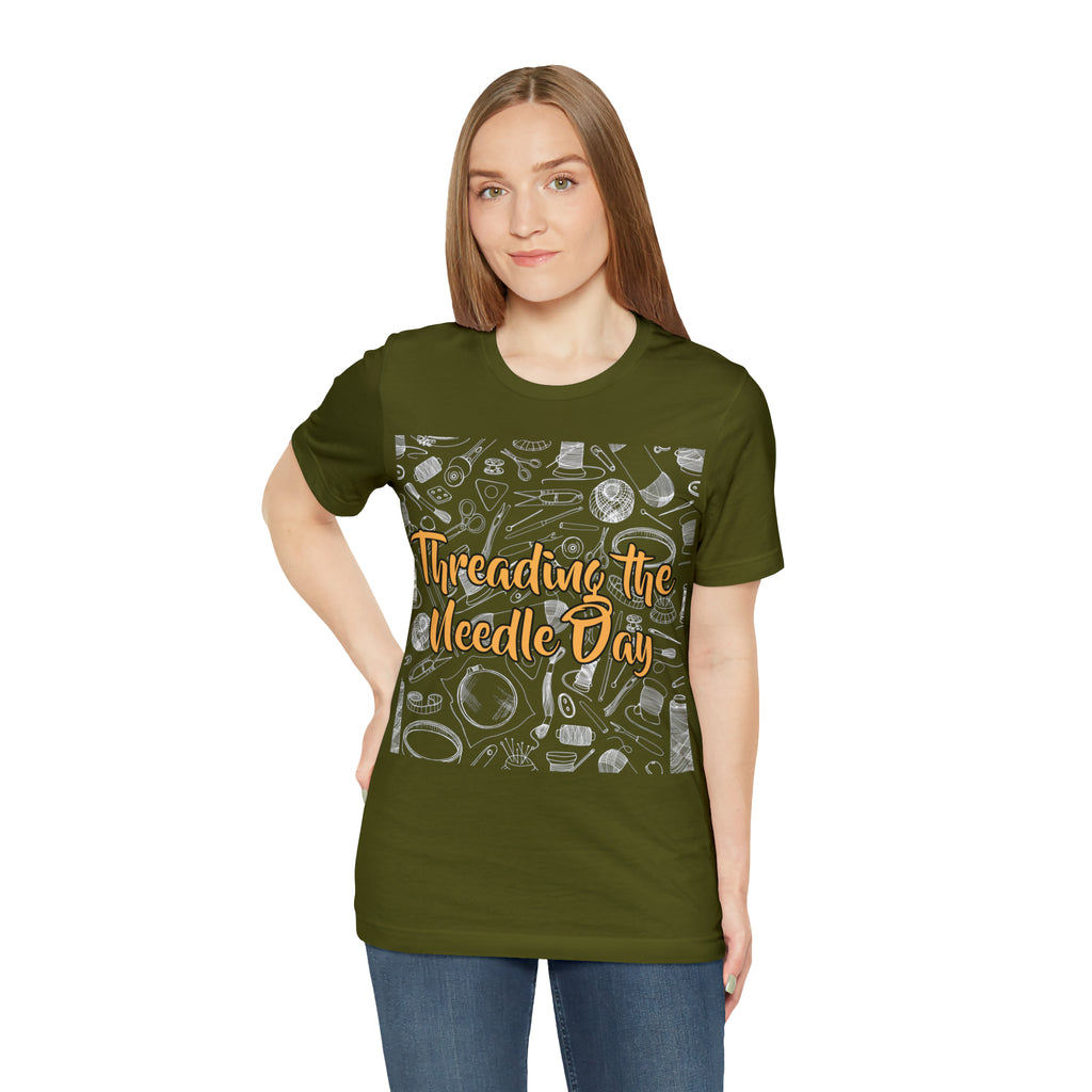 Threading the Needle Day Shirt | Tailor Sewing Unisex T-Shirt