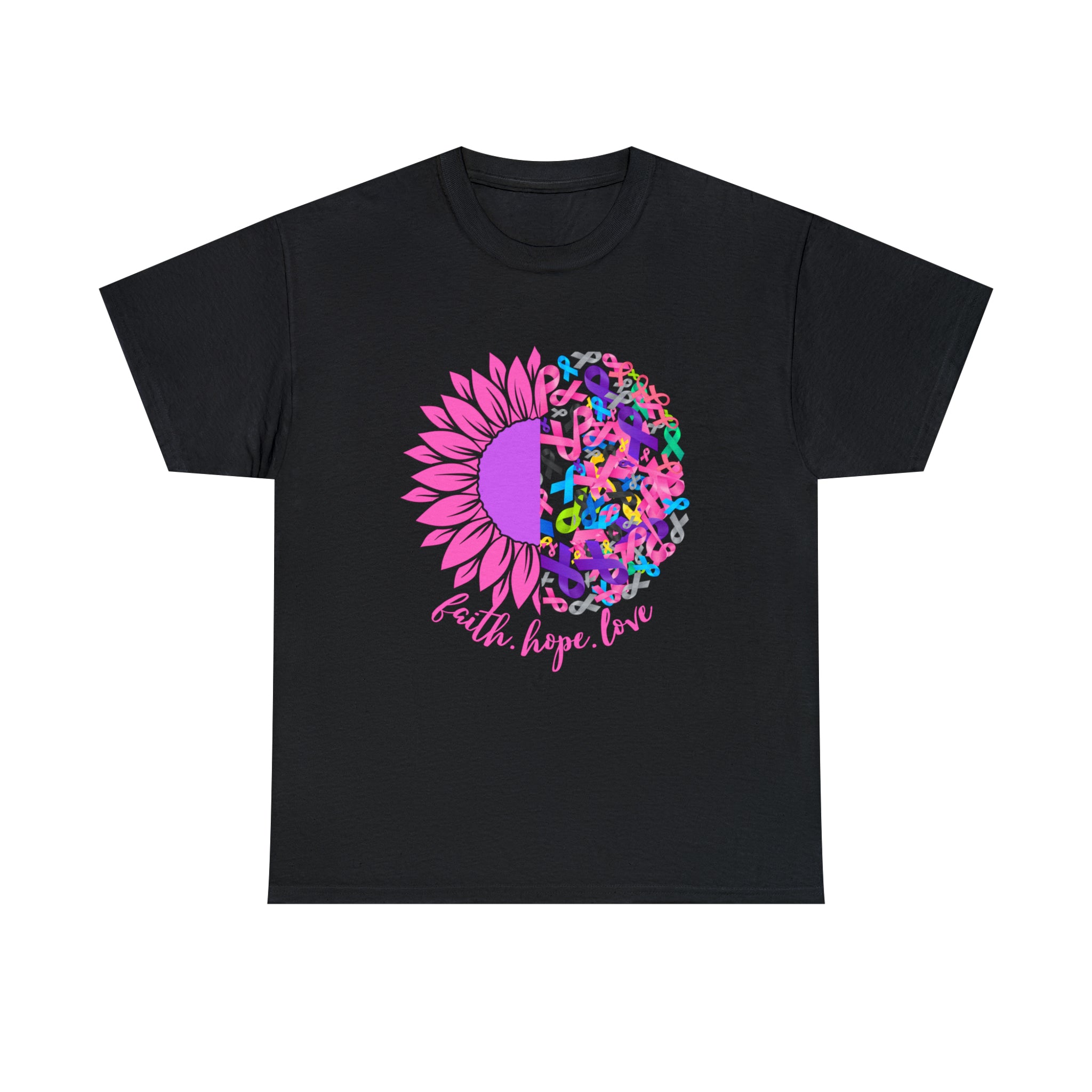 Faith Hope Love Shirt | Cancer Warrior Support Unisex T-Shirt