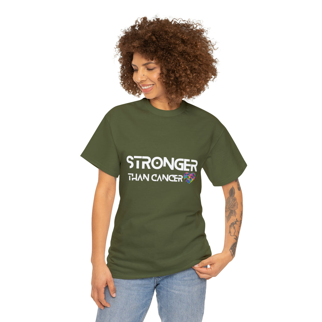 Stronger Than Cancer Shirt | Cancer Warrior Support Unisex T-Shirt