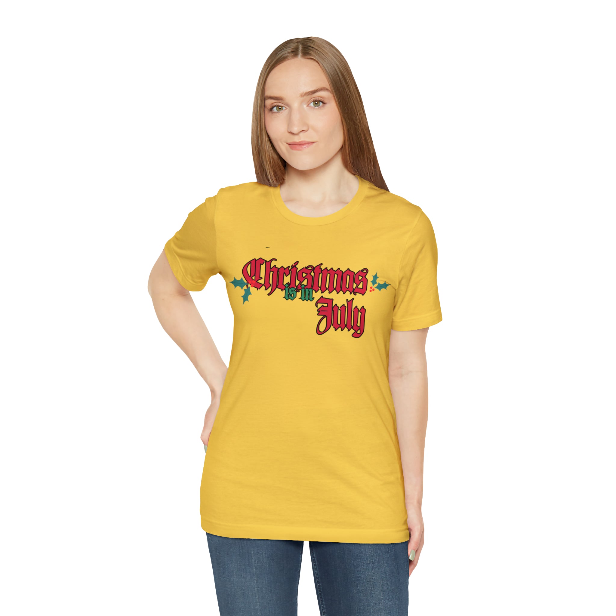 Christmas is in July Shirt | Christmas in July Statement T-Shirt