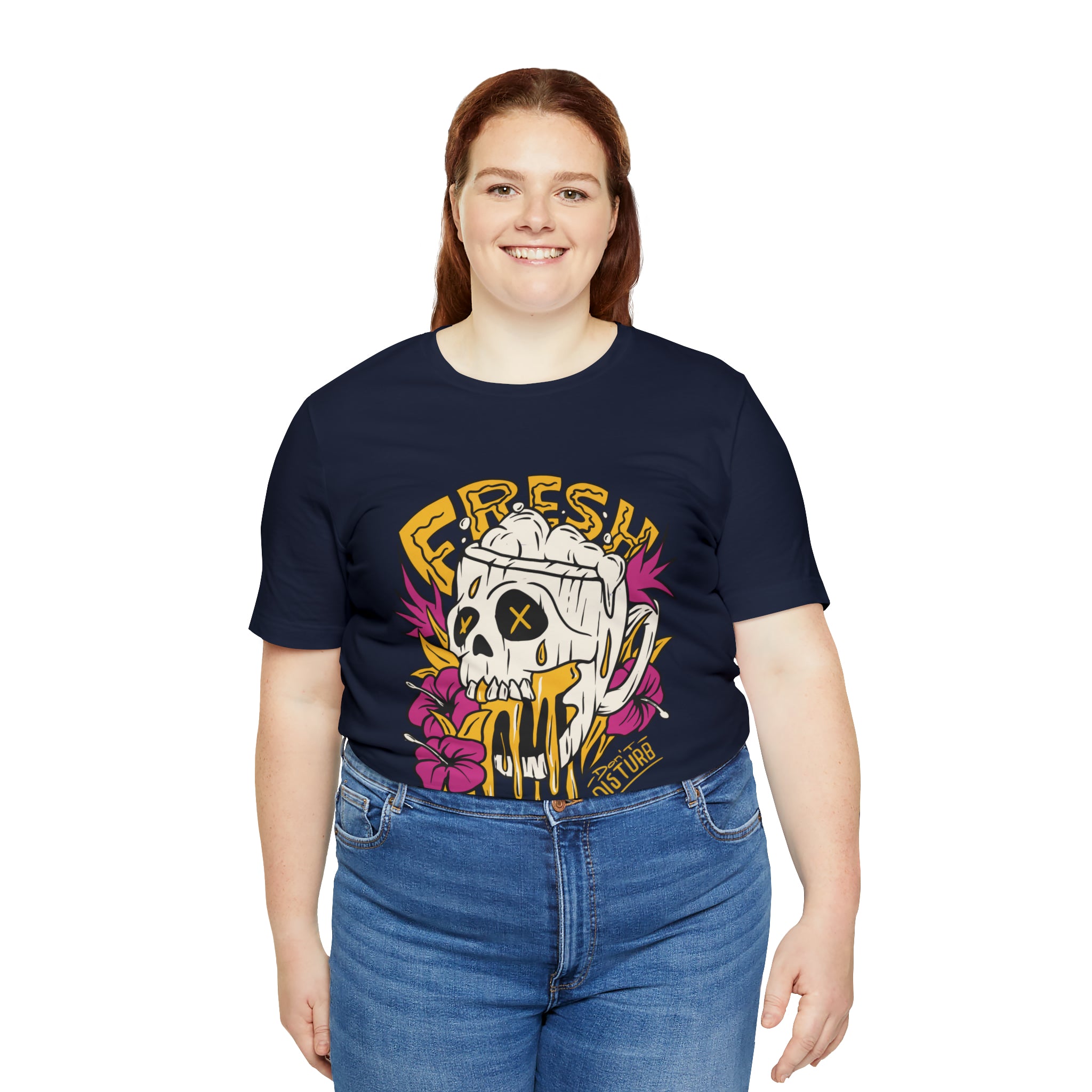 Fresh Beer Skull Shirt | Drink Beer Unisex T-Shirt
