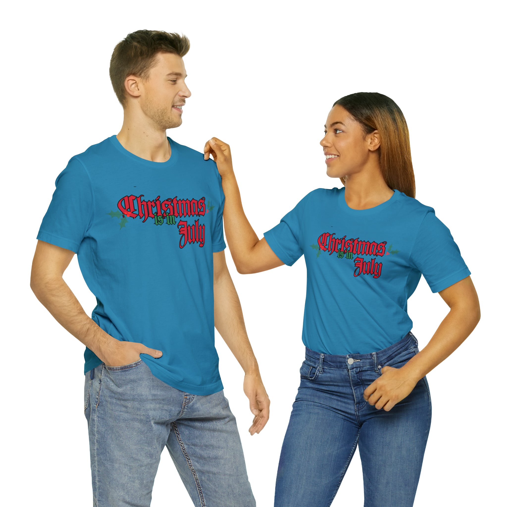 Christmas is in July Shirt | Christmas in July Statement T-Shirt